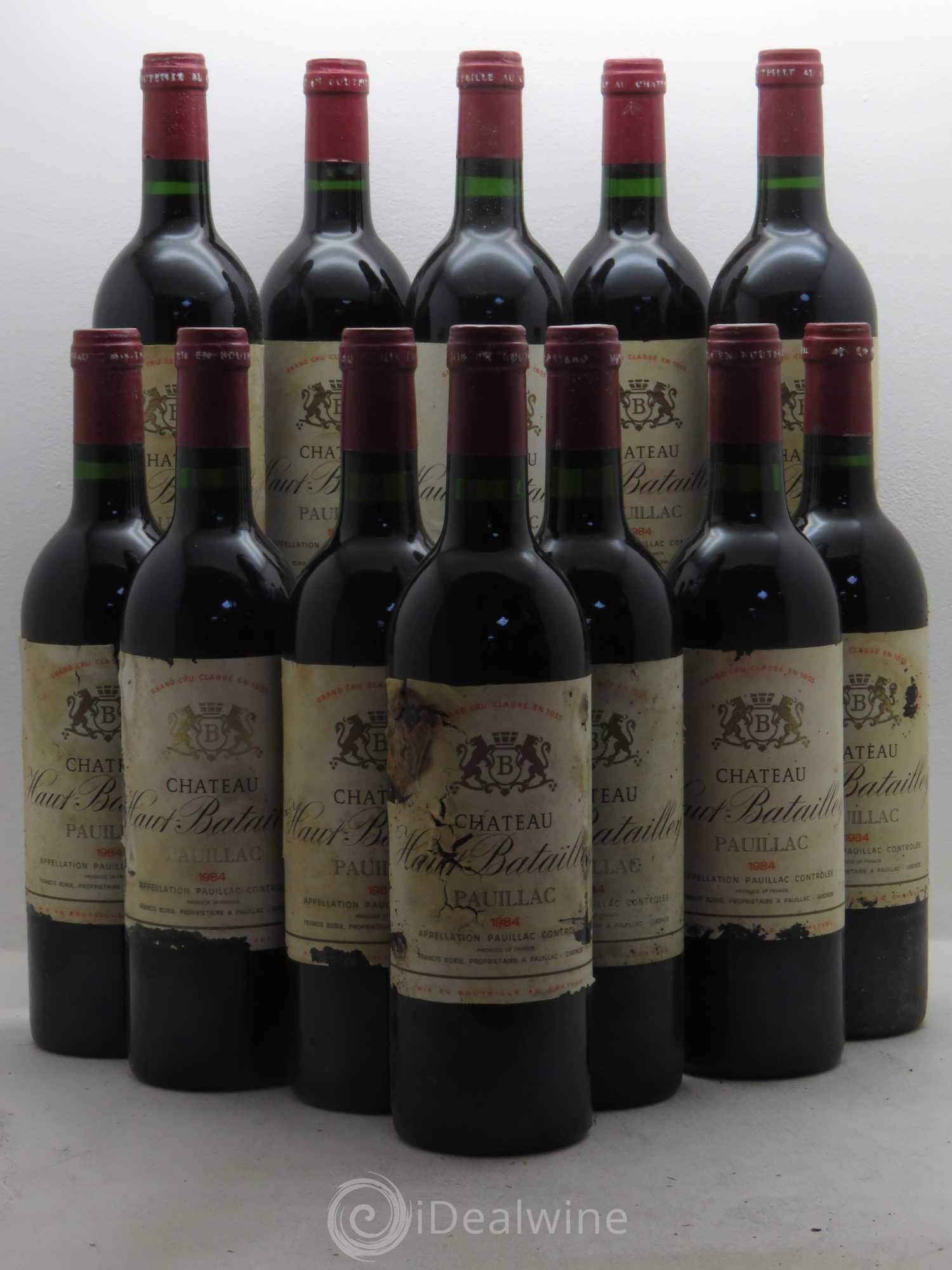 Château Haut Batailley 5ème Grand Cru Classé 1984 - Lot de 12 bouteilles - 0