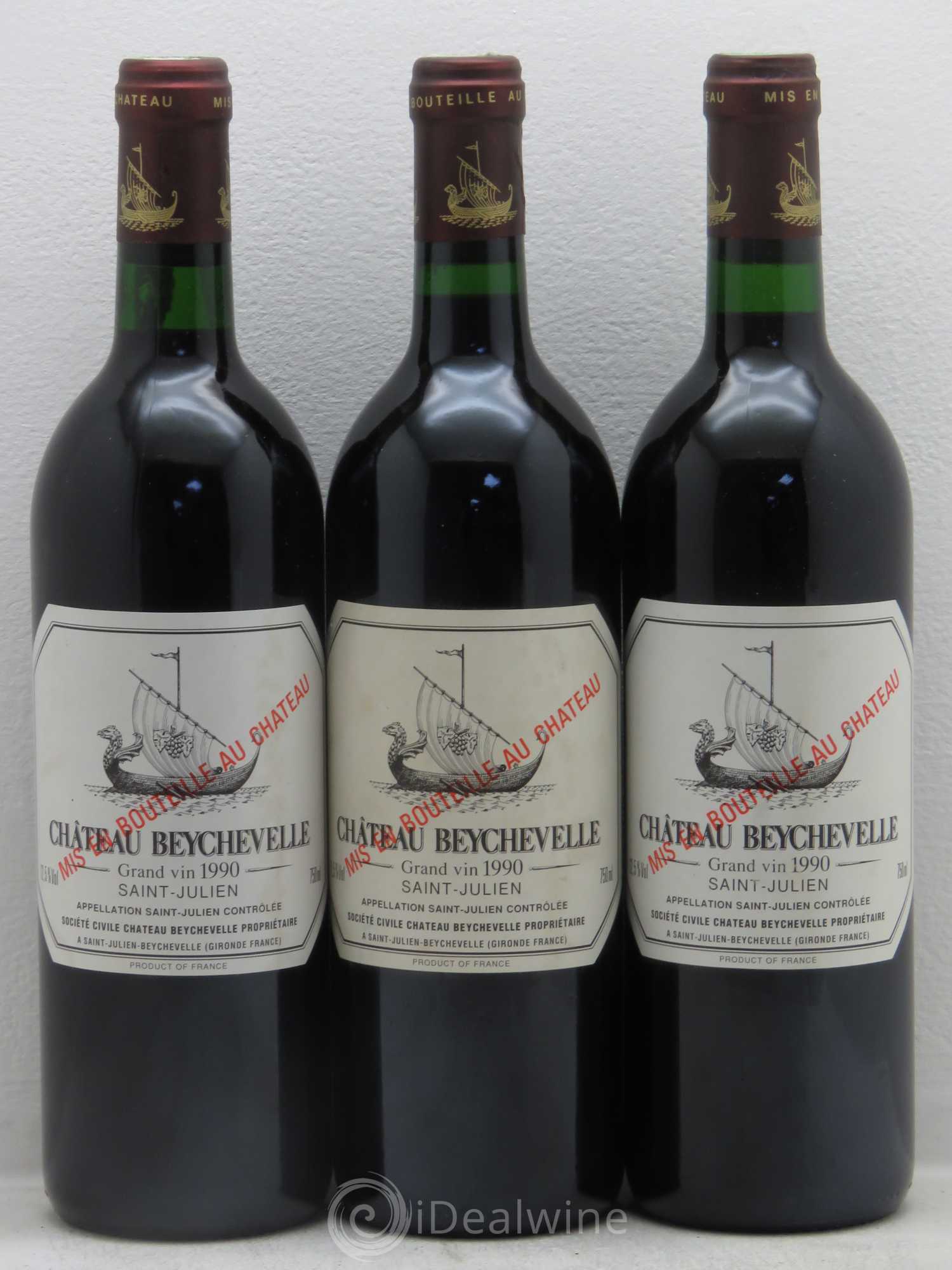 Château Beychevelle 4ème Grand Cru Classé 1990 - Lot de 12 bouteilles - 2