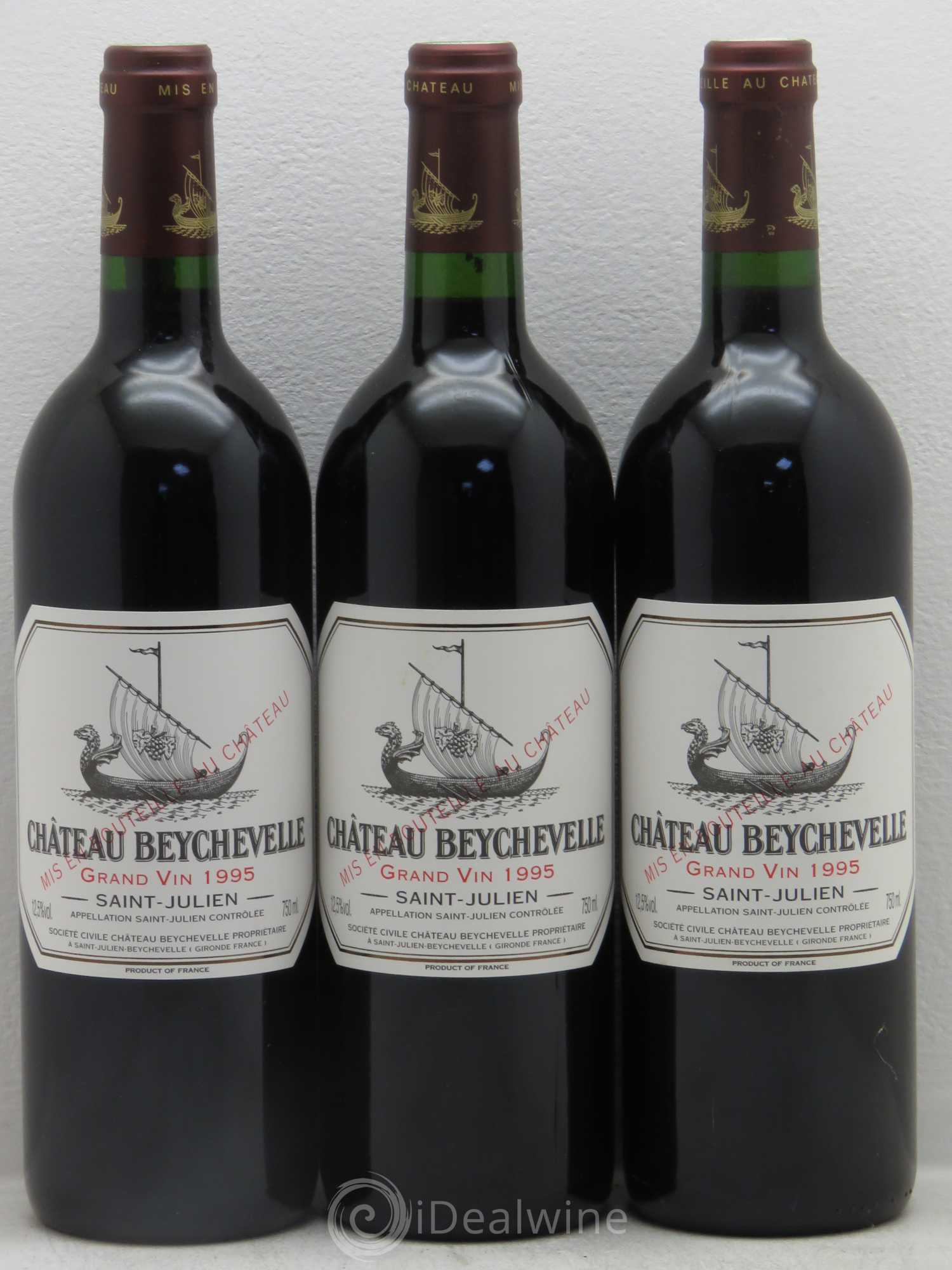 Château Beychevelle 4ème Grand Cru Classé 1995 - Lot de 12 bouteilles - 1
