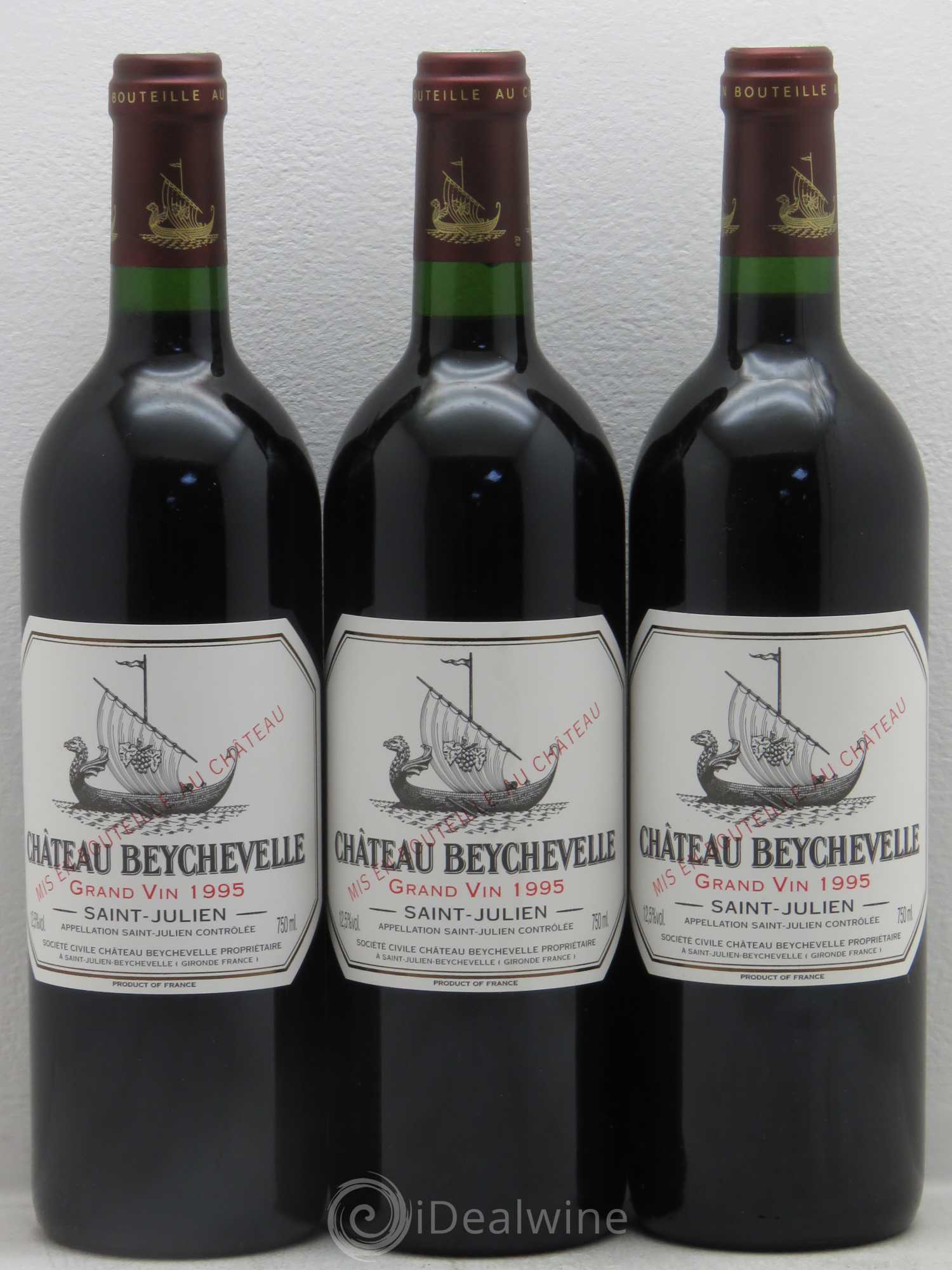 Château Beychevelle 4ème Grand Cru Classé 1995 - Lot de 12 bouteilles - 2