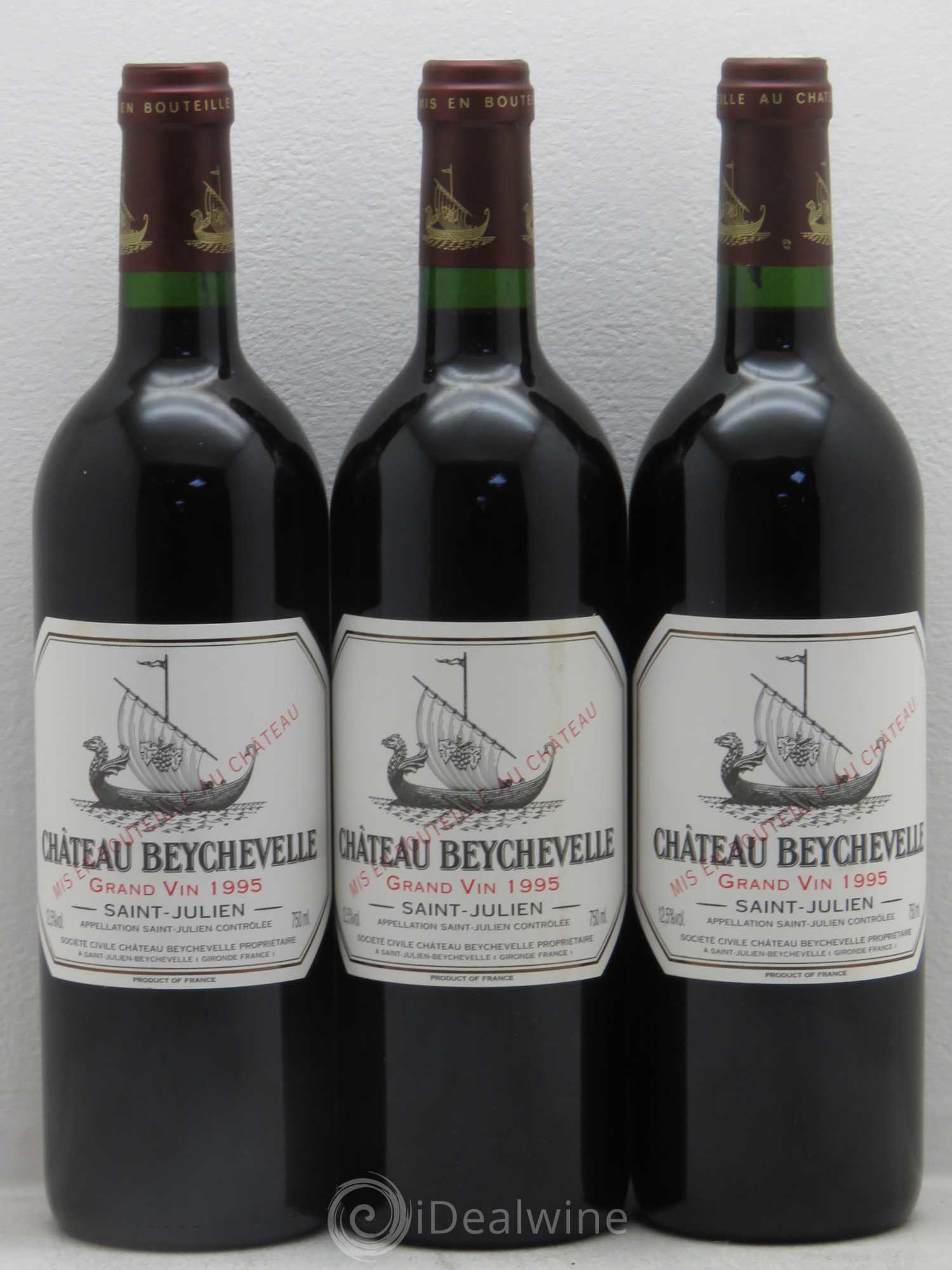 Château Beychevelle 4ème Grand Cru Classé 1995 - Lot de 12 bouteilles - 4
