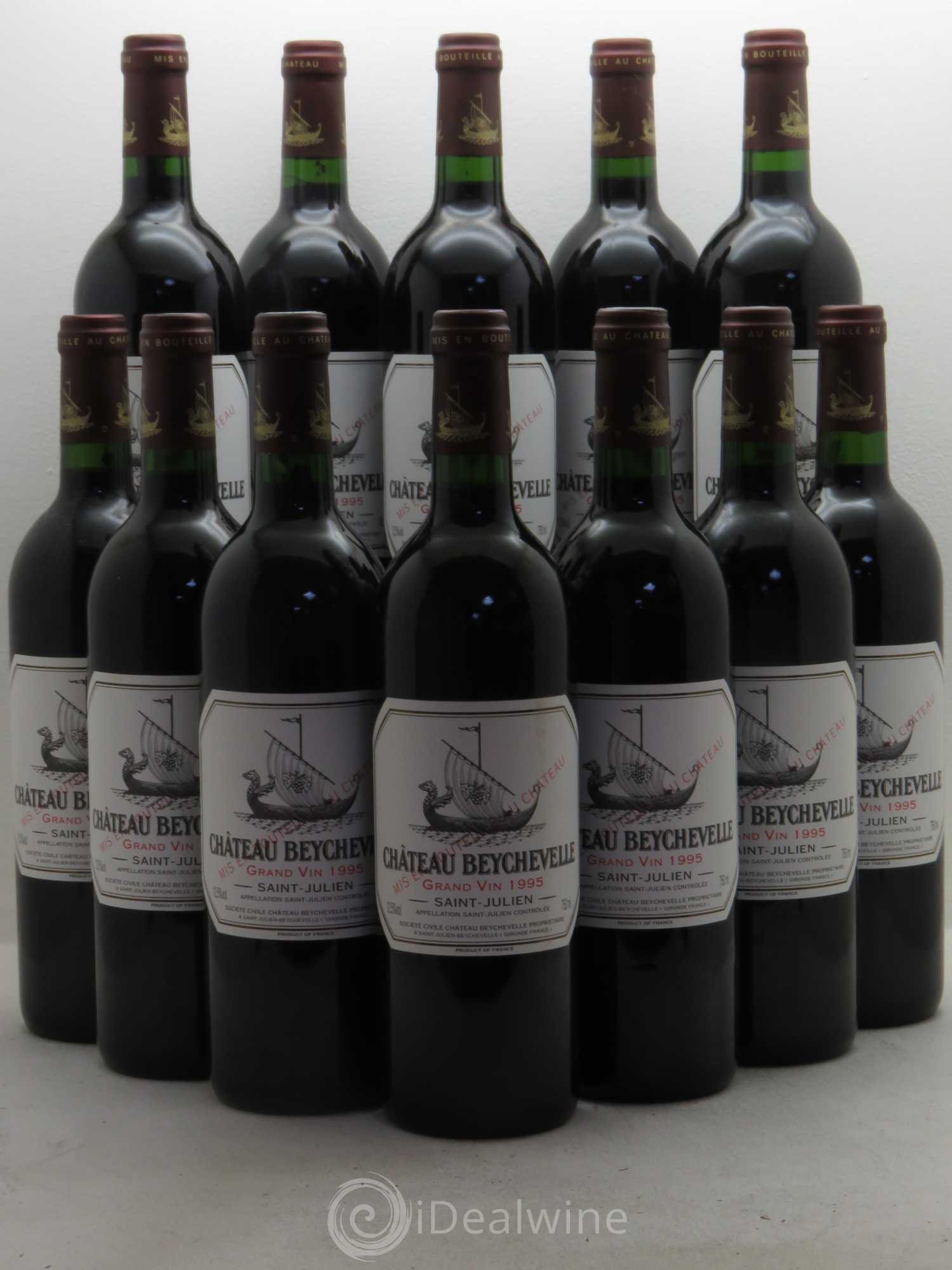 Château Beychevelle 4ème Grand Cru Classé 1995 - Lot de 12 bouteilles - 0