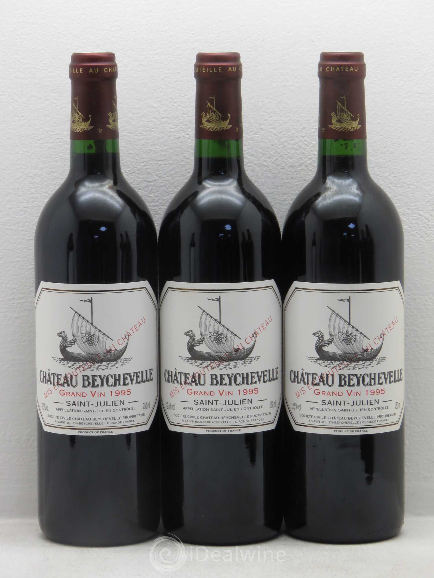 Château Beychevelle 4ème Grand Cru Classé 1995 - Lot de 12 bouteilles - 3
