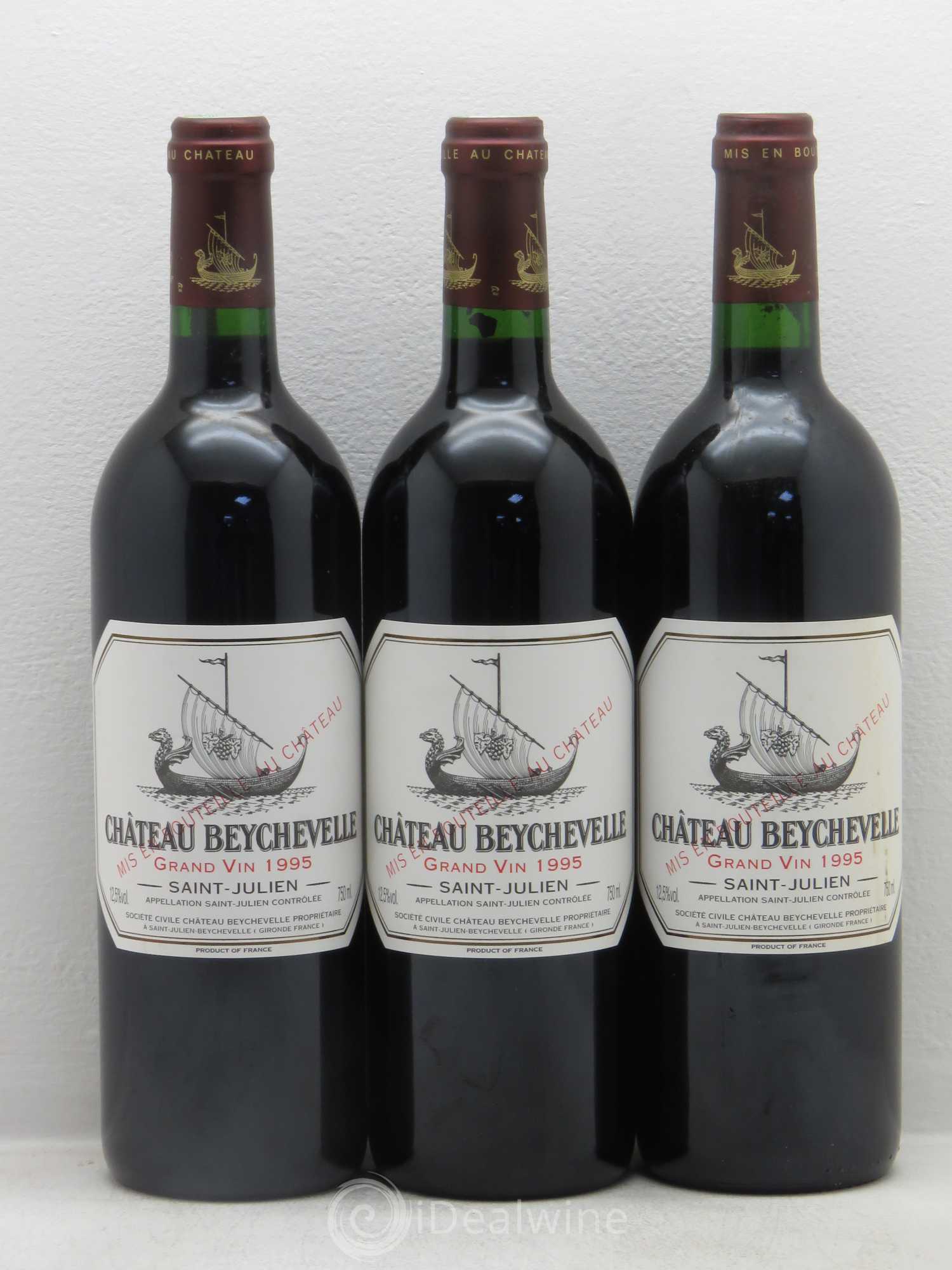 Château Beychevelle 4ème Grand Cru Classé 1995 - Lot de 12 bouteilles - 4