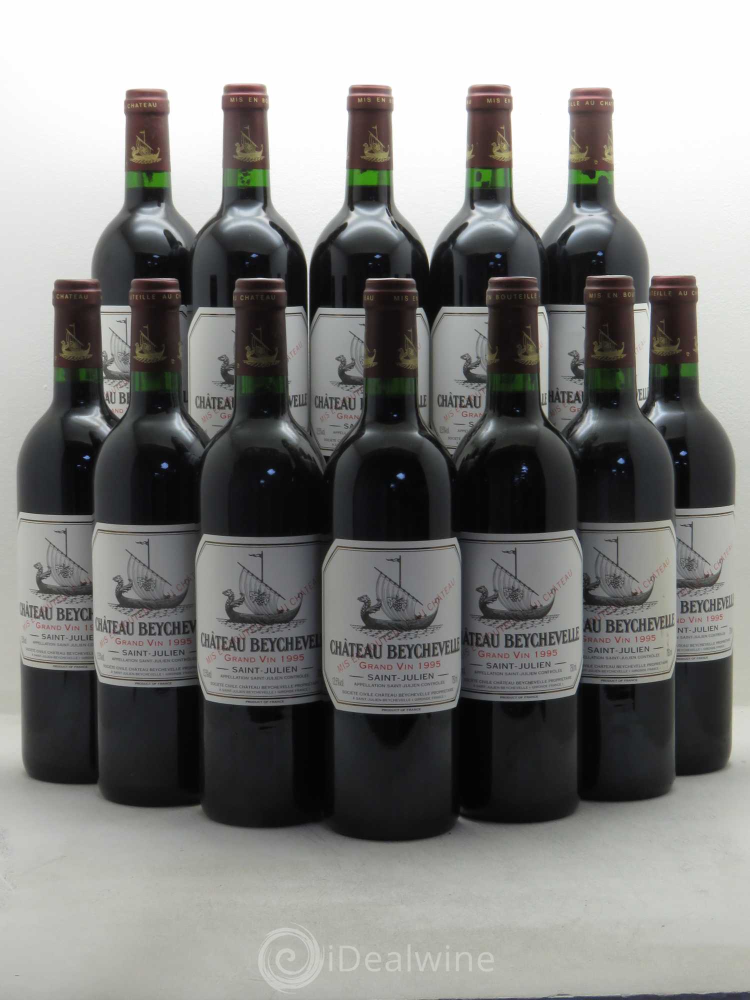 Château Beychevelle 4ème Grand Cru Classé 1995 - Lot de 12 bouteilles - 0