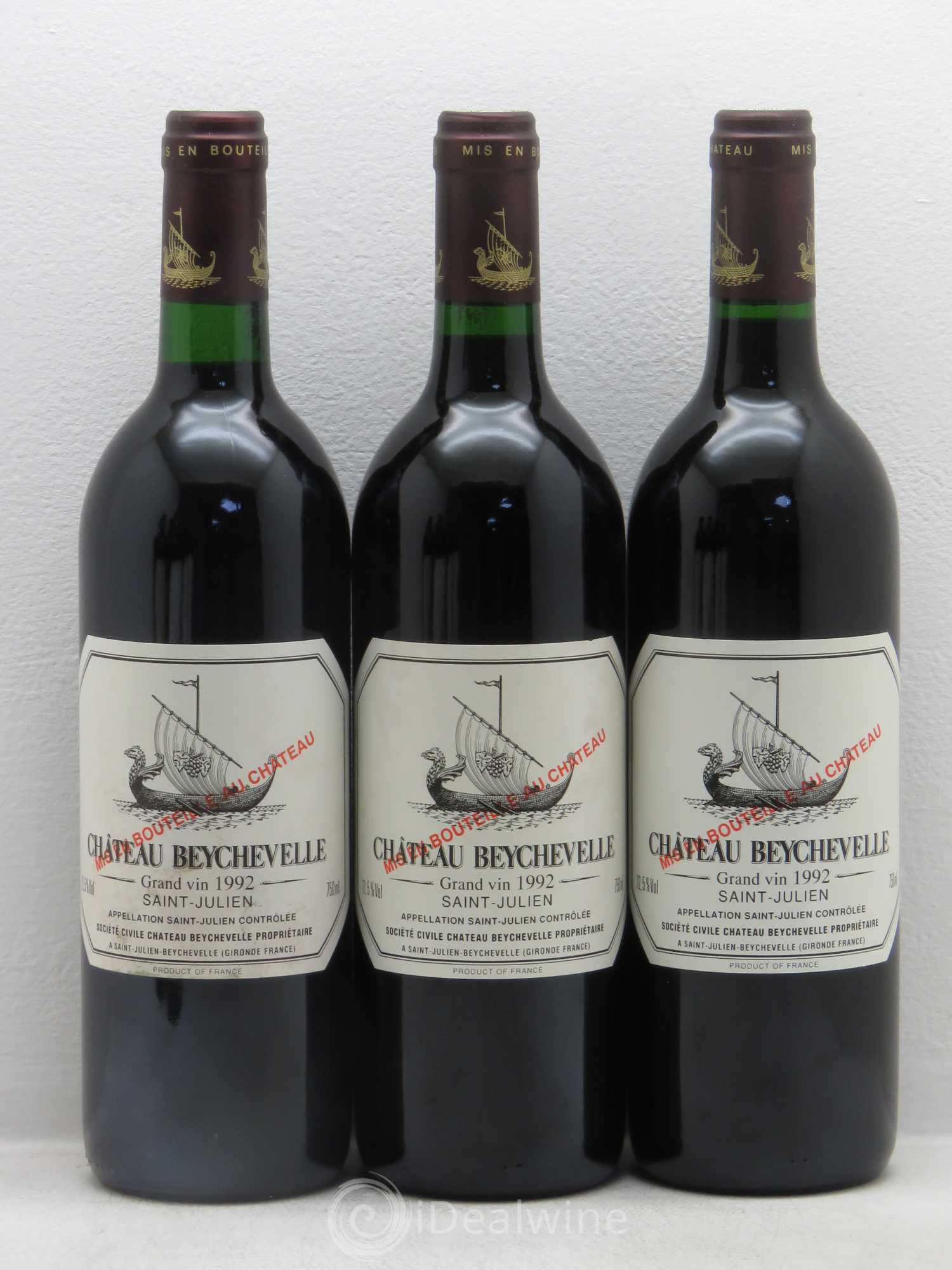 Château Beychevelle 4ème Grand Cru Classé 1992 - Lot de 12 bouteilles - 2