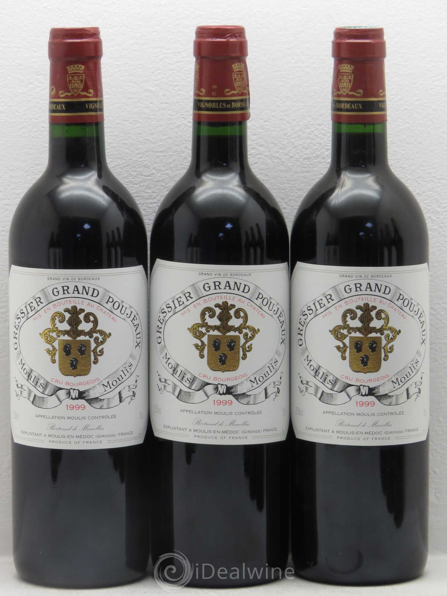 Château Gressier Grand Poujeaux Cru Bourgeois 1999 - Lotto di 12 bottiglie - 2