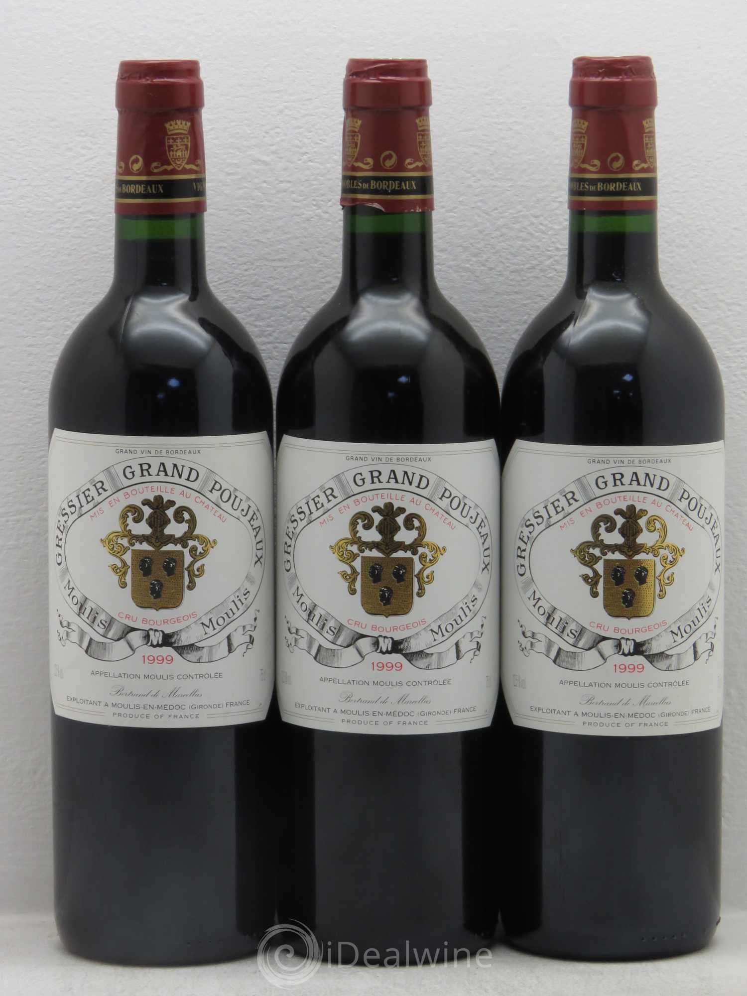 Château Gressier Grand Poujeaux Cru Bourgeois 1999 - Lotto di 12 bottiglie - 4