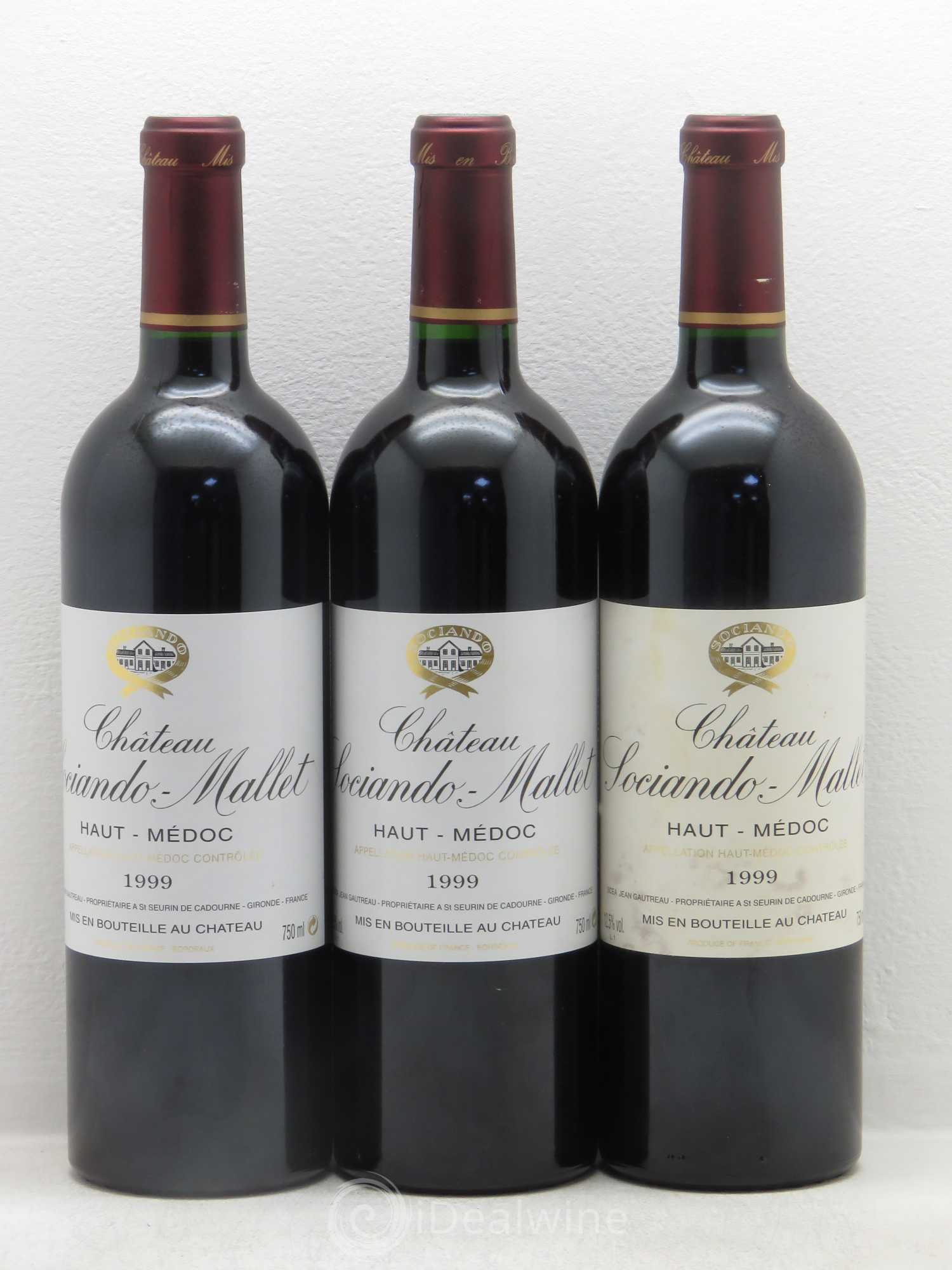Château Sociando Mallet 1999 - Lot de 12 bouteilles - 4