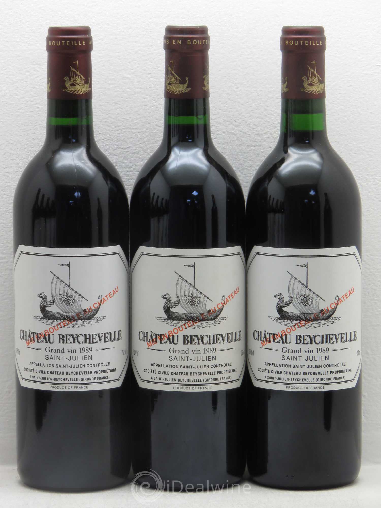 Château Beychevelle 4ème Grand Cru Classé 1989 - Lot de 12 bouteilles - 2
