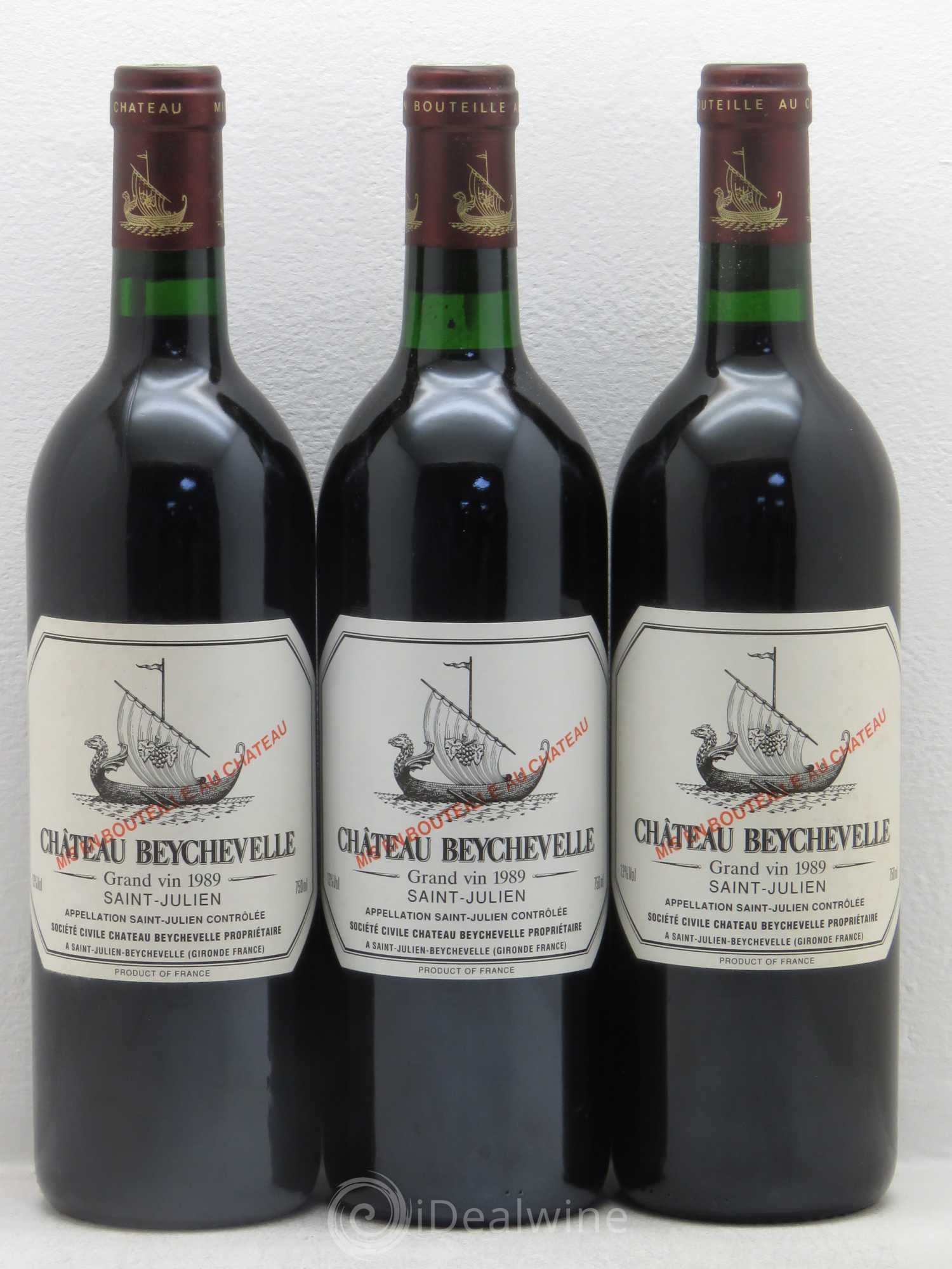 Château Beychevelle 4ème Grand Cru Classé 1989 - Lot de 12 bouteilles - 4