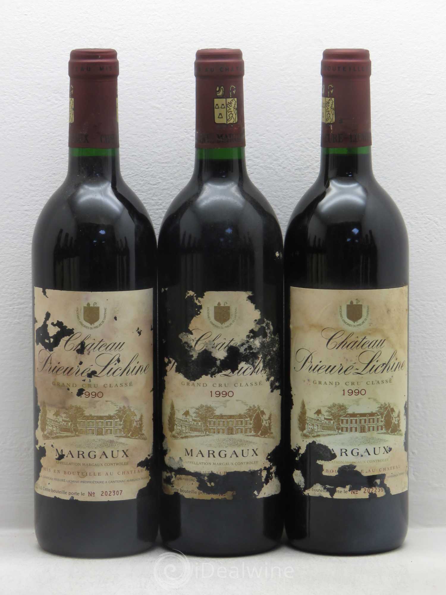 Château Prieuré Lichine 4ème Grand Cru Classé 1990 - Lotto di 12 bottiglie - 1