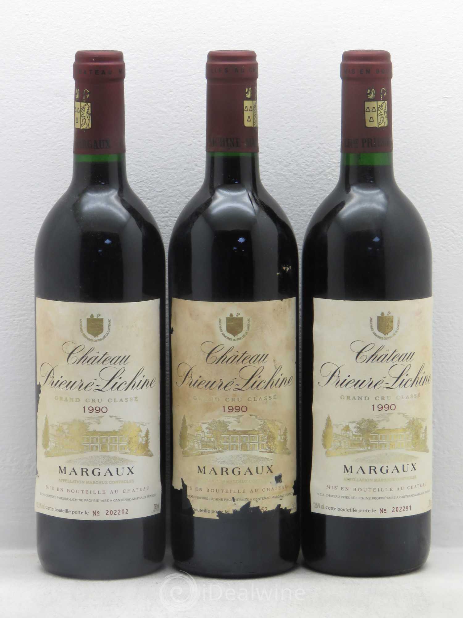 Château Prieuré Lichine 4ème Grand Cru Classé 1990 - Lotto di 12 bottiglie - 4