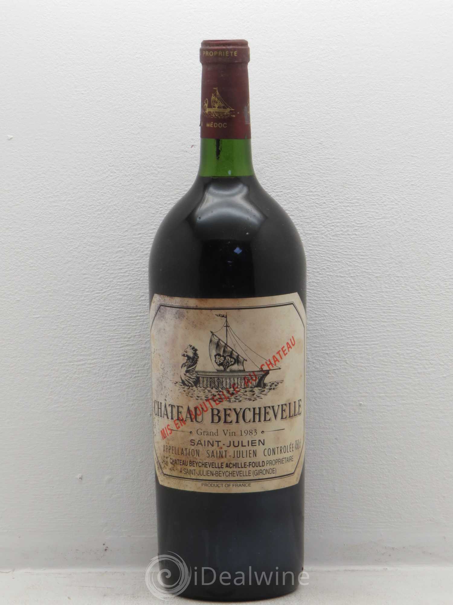 Château Beychevelle 4ème Grand Cru Classé 1983 - Lot de 1 magnum - 0