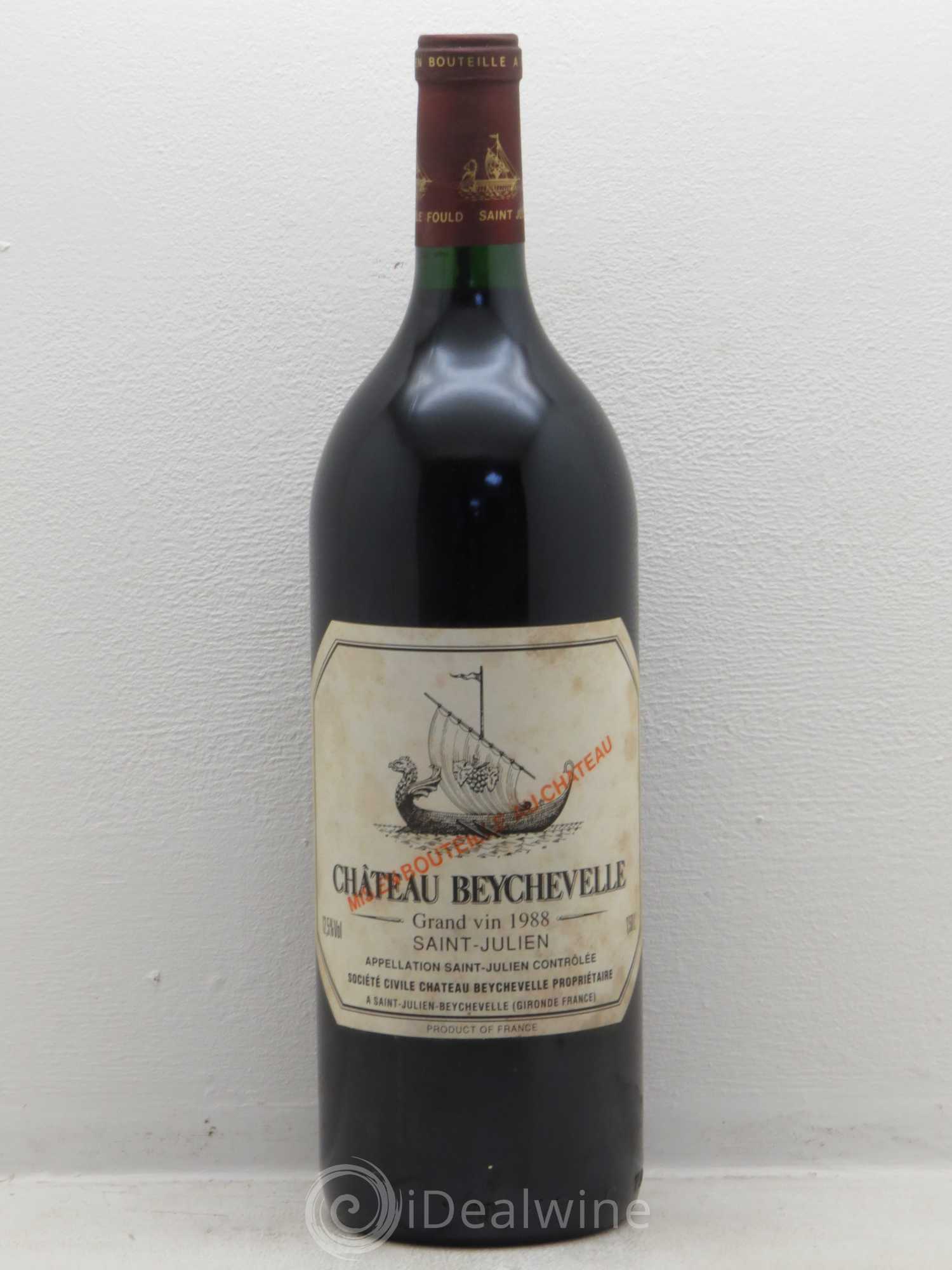 Château Beychevelle 4ème Grand Cru Classé 1988 - Lot de 1 magnum - 0