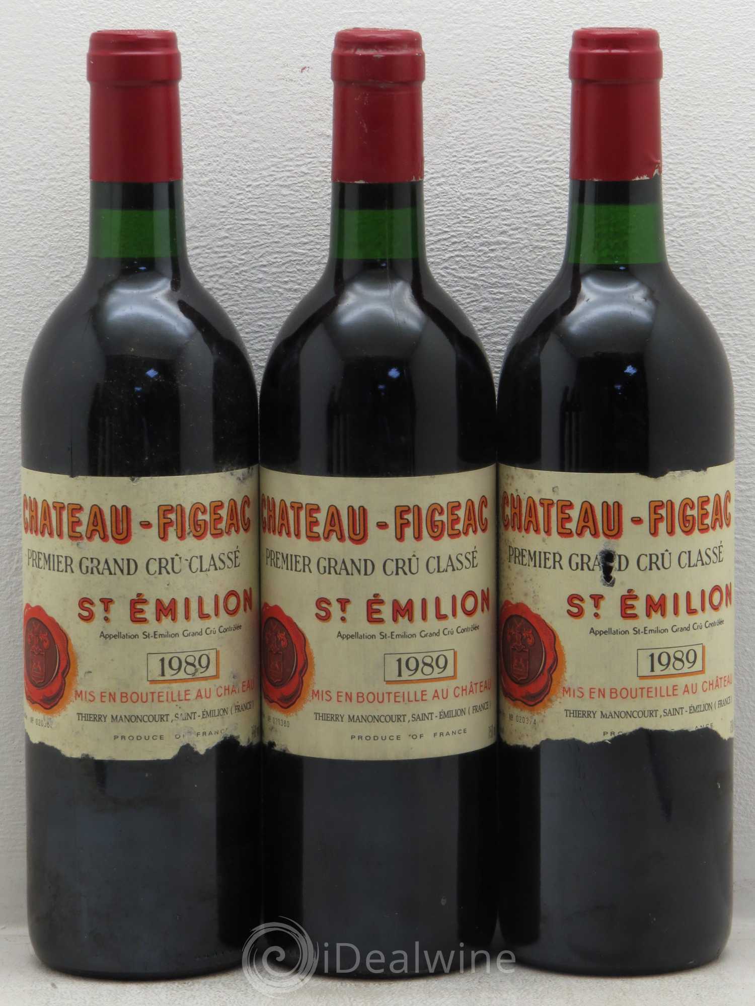 Château Figeac 1er Grand Cru Classé A 1989 - Lot de 6 bouteilles - 2