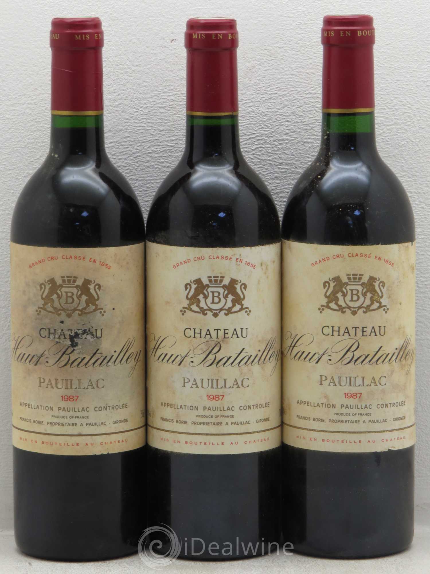Château Haut Batailley 5ème Grand Cru Classé 1987 - Lot de 6 bouteilles - 2