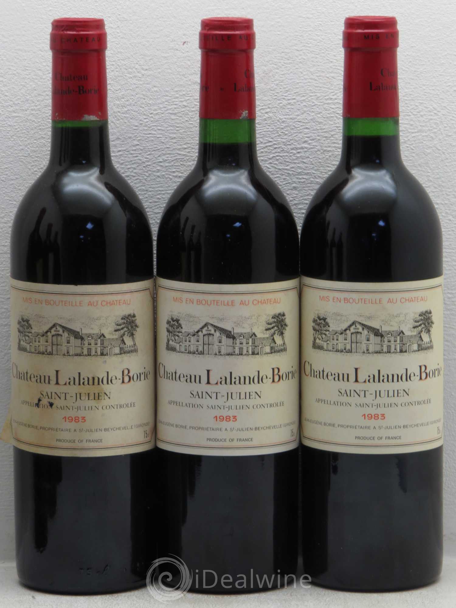 Château Lalande Borie 1983 - Lot de 6 bouteilles - 1