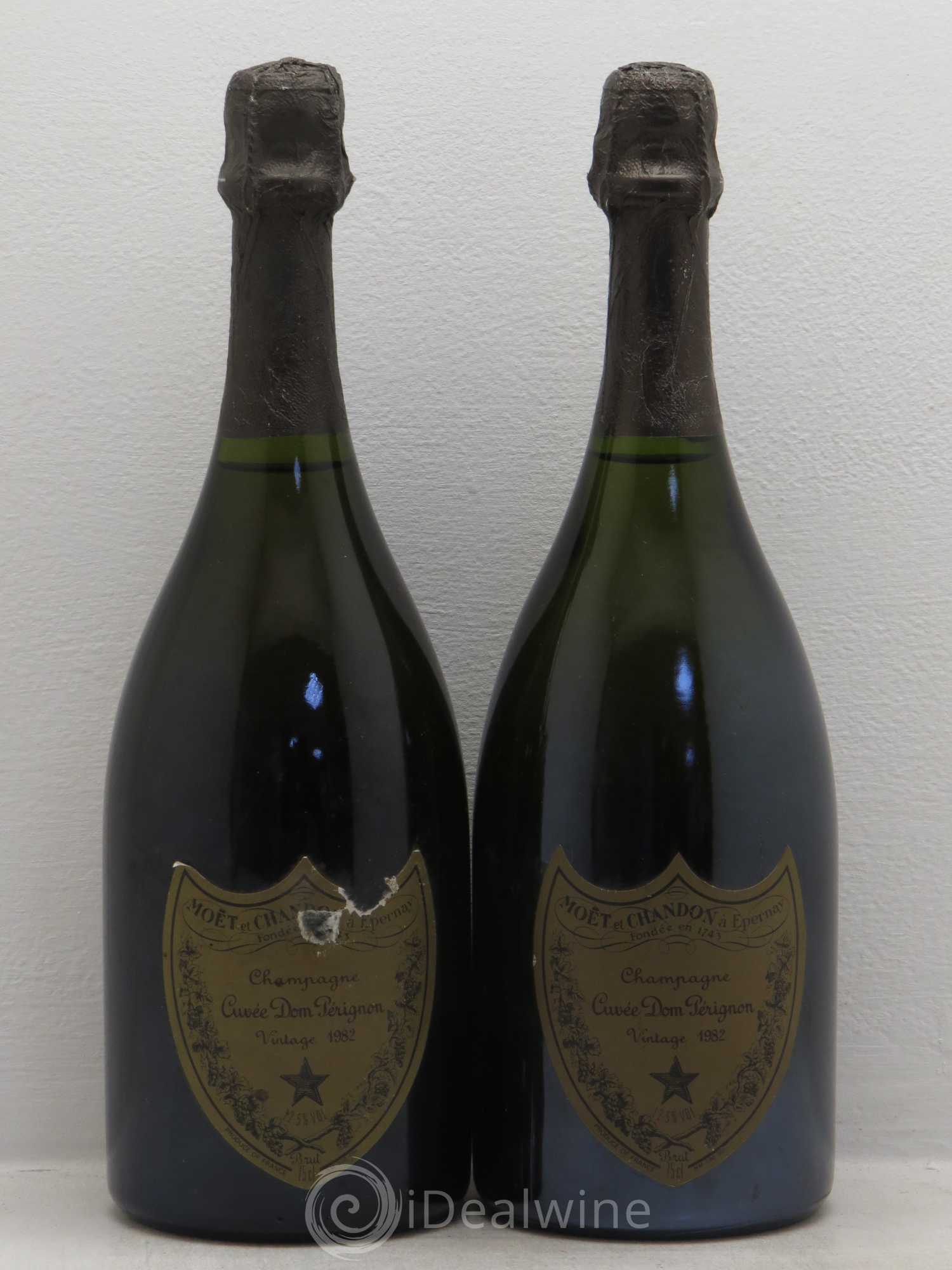 Brut Dom Pérignon 1982 - Lot de 2 bouteilles - 0