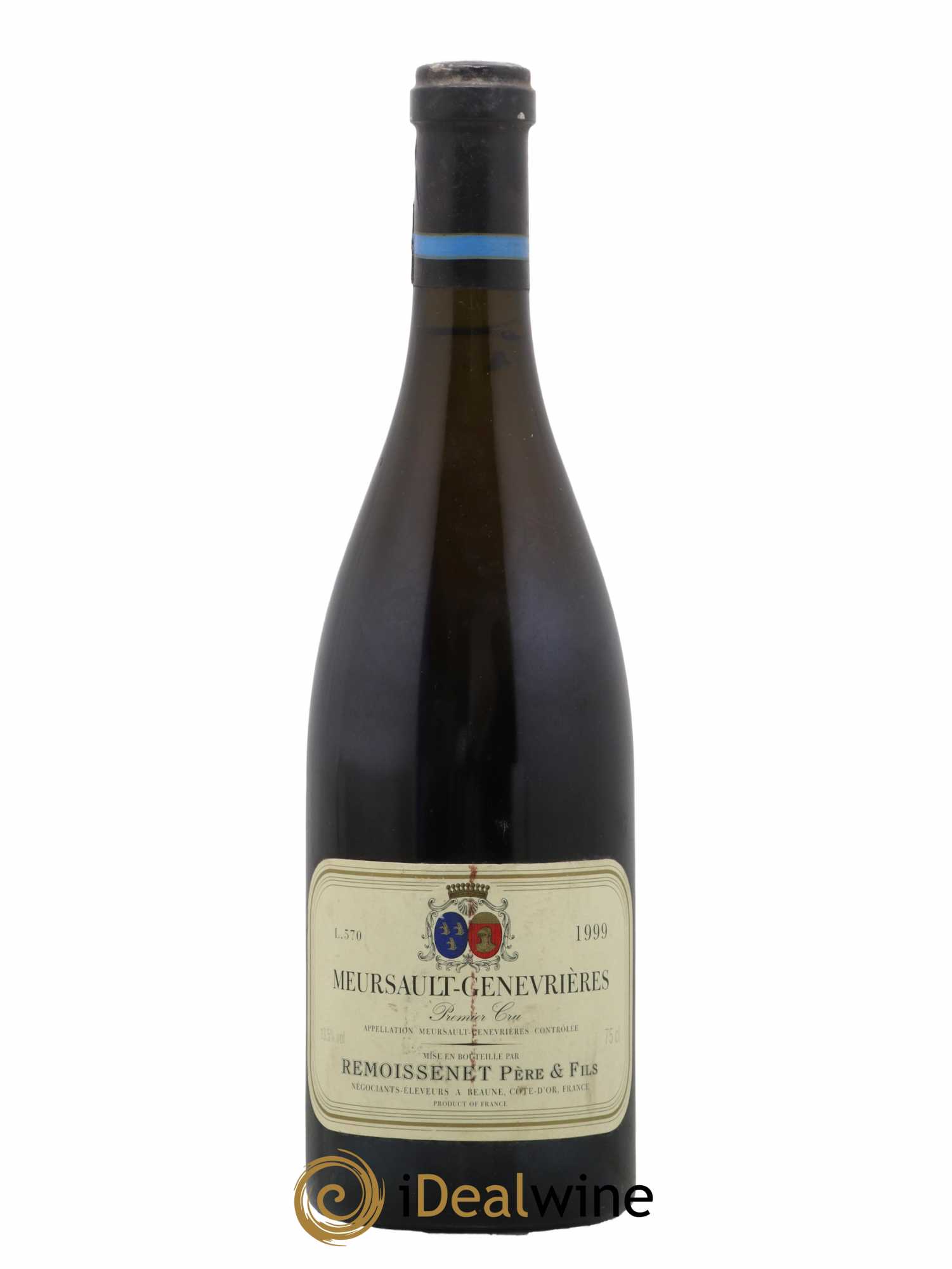 Meursault 1er Cru Genevières Domaine Remoissenet 1999 - Lot de 1 bouteille - 0