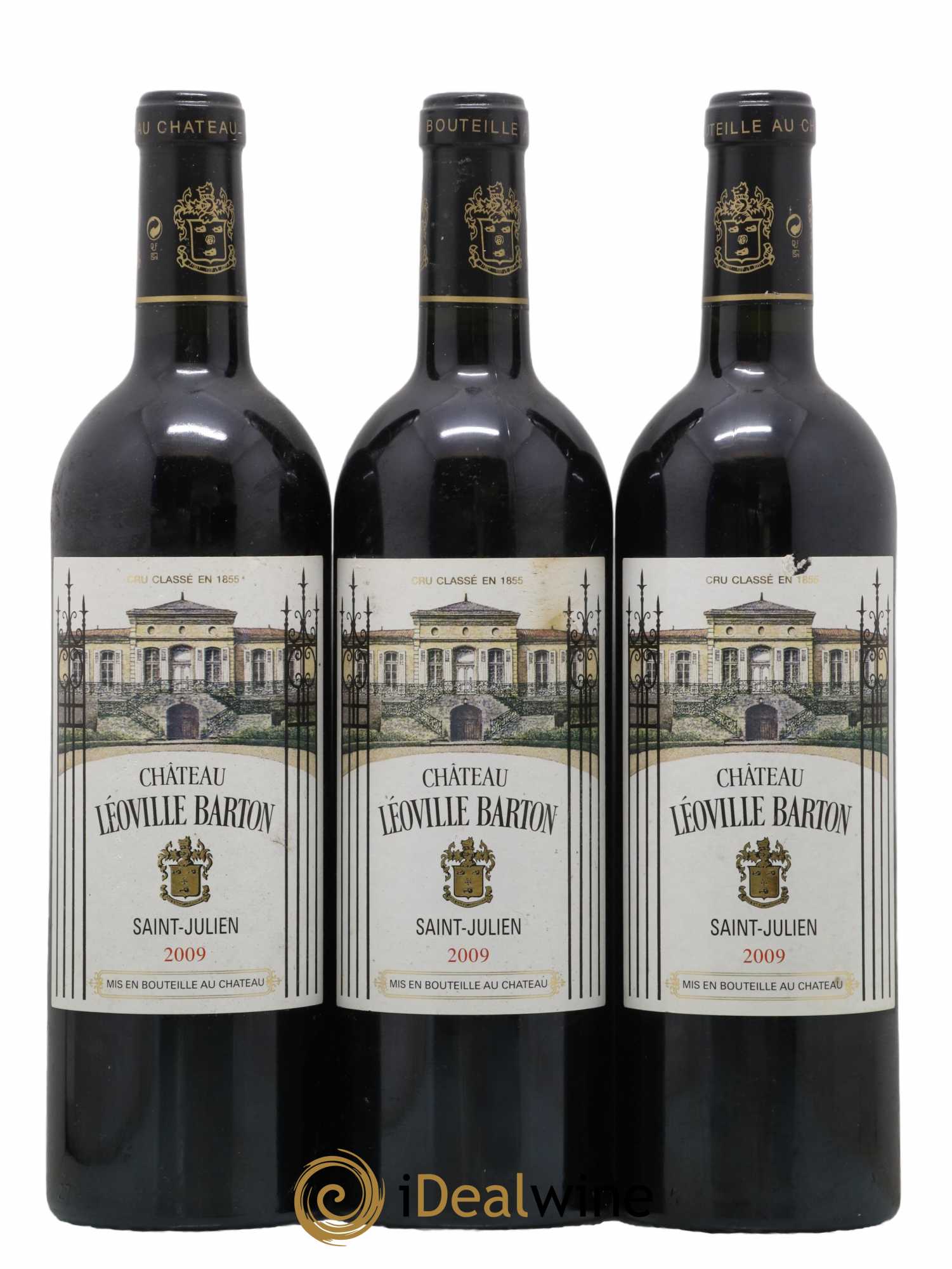 Château Léoville Barton 2ème Grand Cru Classé 2009 - Lot de 3 bouteilles - 0
