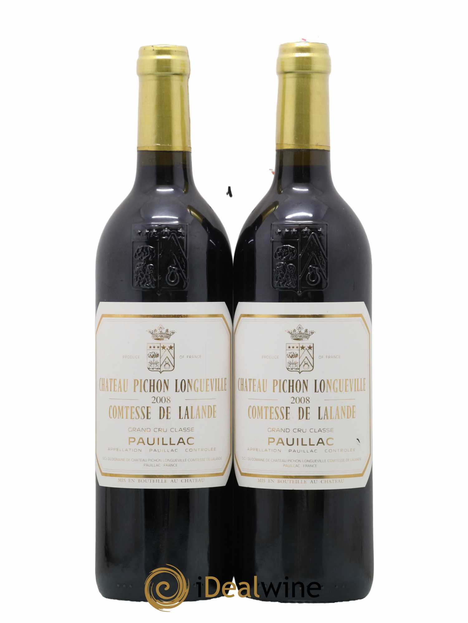Château Pichon Longueville Comtesse de Lalande 2ème Grand Cru Classé 2008 - Lot de 2 bouteilles - 0