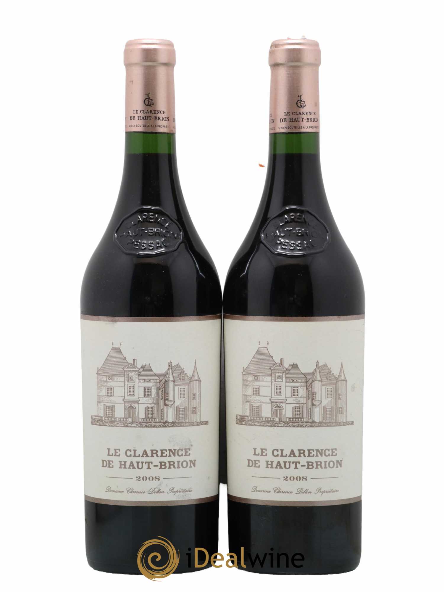 Clarence (Bahans) de Haut-Brion Second Vin 2008 - Lot de 2 bouteilles - 0