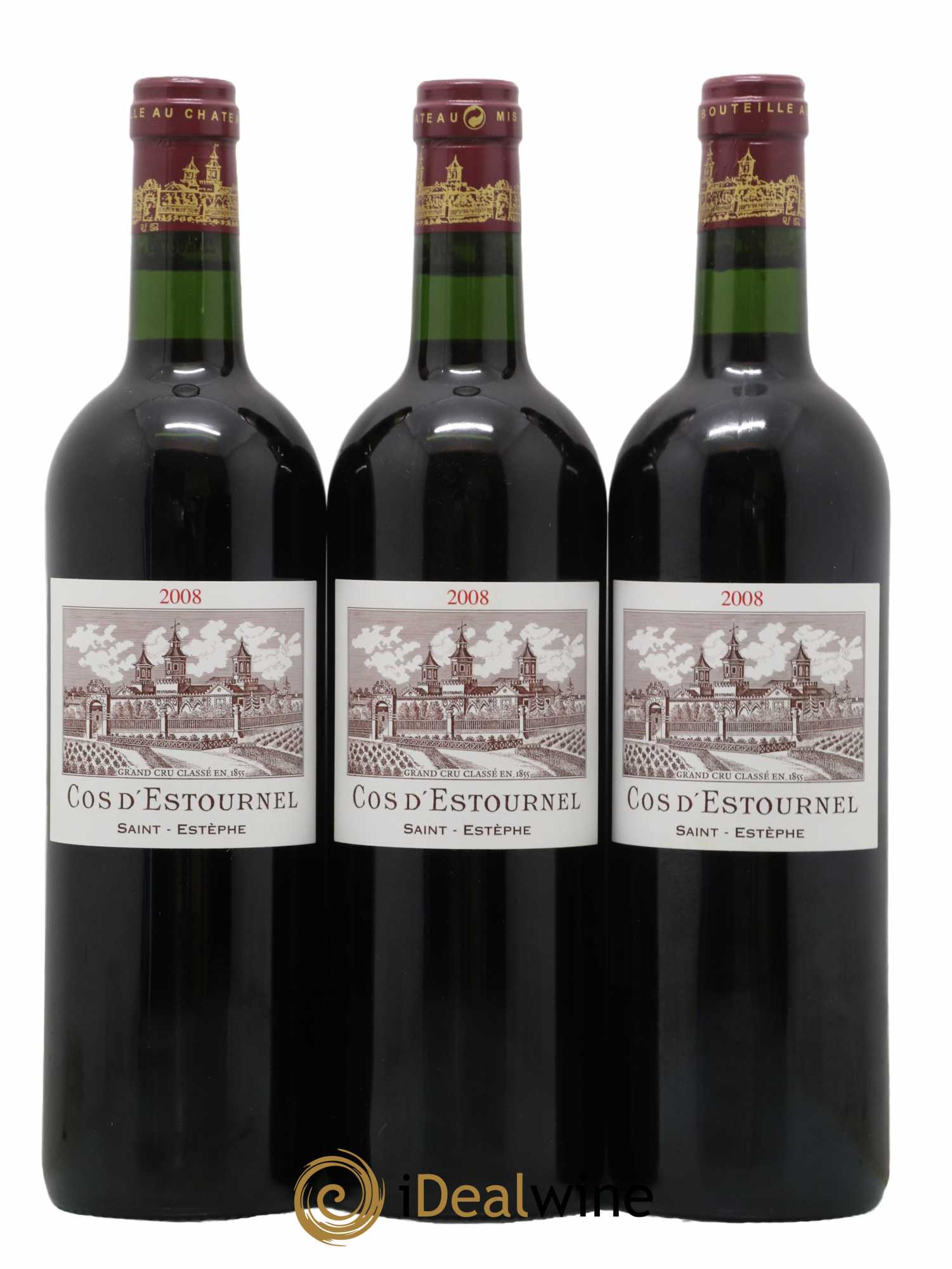 Cos d'Estournel 2ème Grand Cru Classé 2008 - Lot de 6 bouteilles - 1