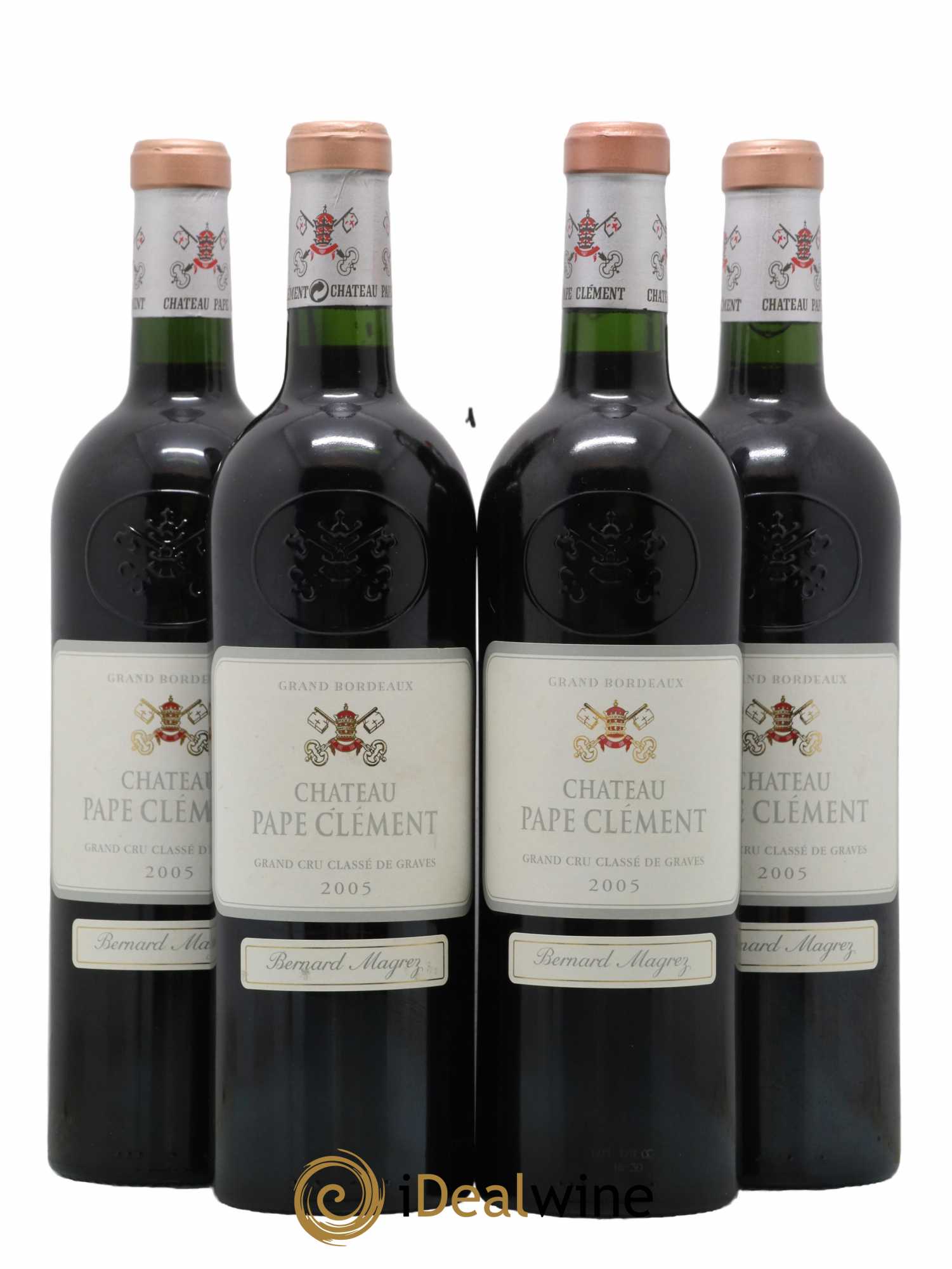 Château Pape Clément Cru Classé de Graves 2005 - Lot de 4 bouteilles - 0