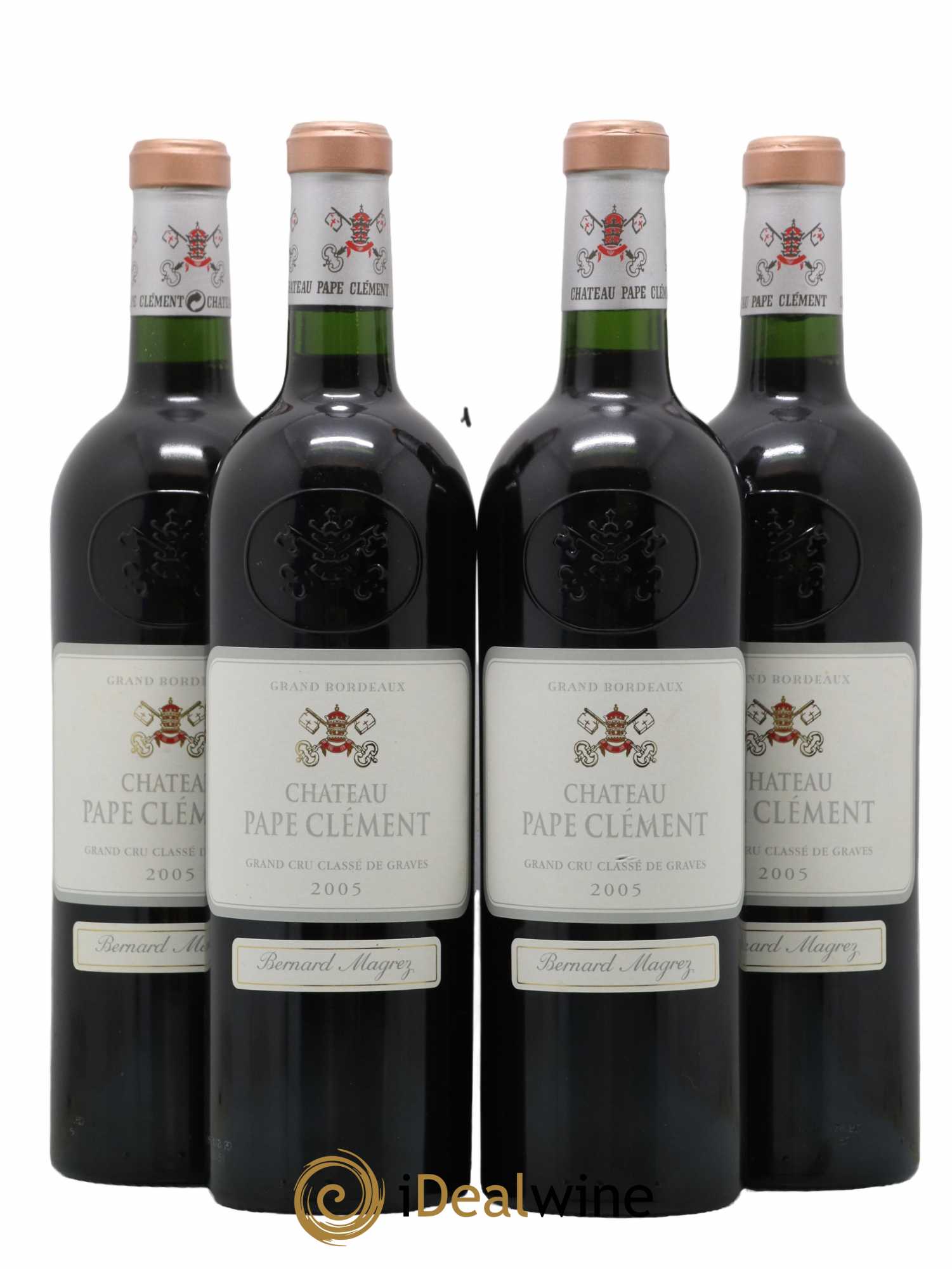 Château Pape Clément Cru Classé de Graves 2005 - Lot de 4 bouteilles - 0