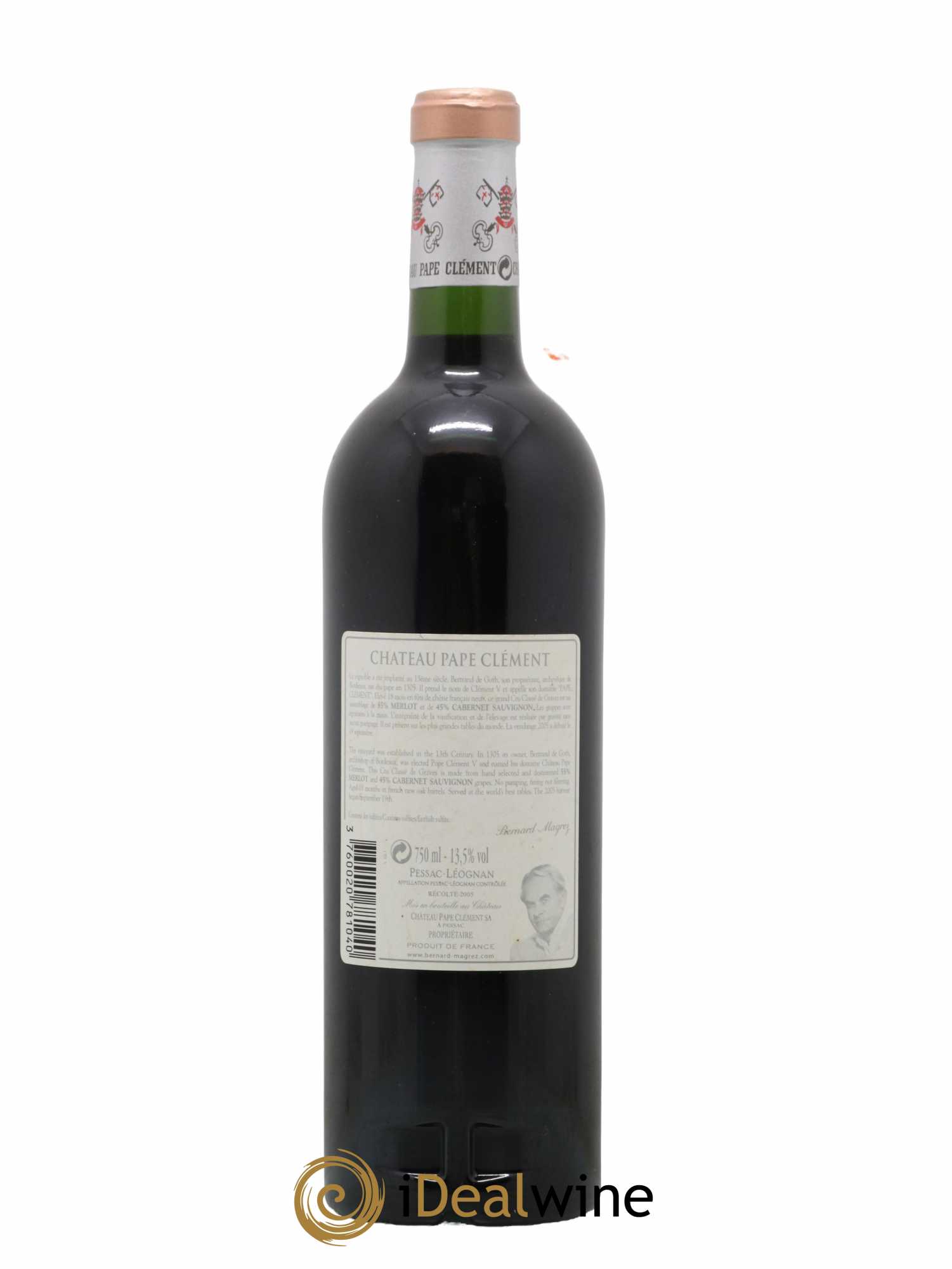 Château Pape Clément Cru Classé de Graves 2005 - Lot de 1 bouteille - 1