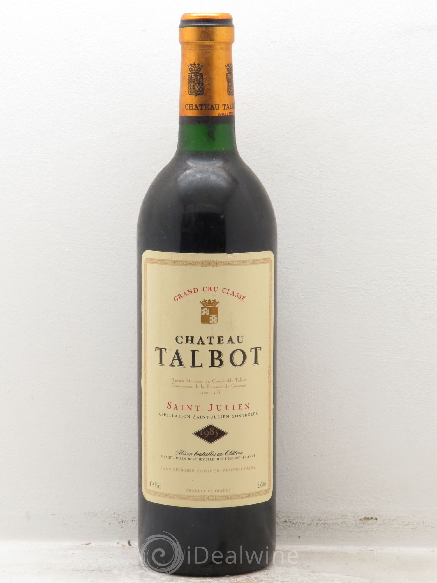 Château Talbot 4ème Grand Cru Classé 1985 - Lot de 6 bouteilles - 0