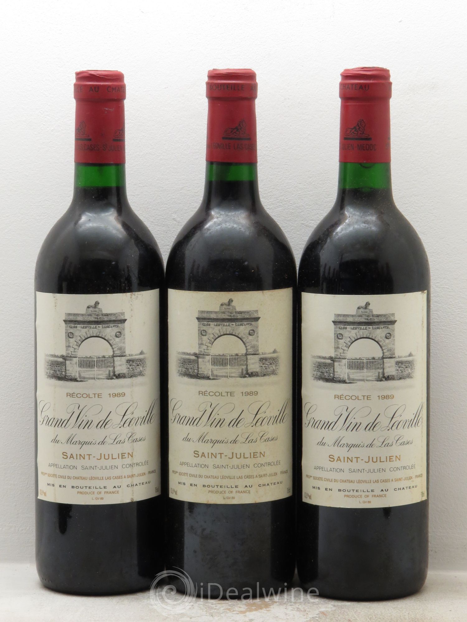 Château Léoville Las Cases 2ème Grand Cru Classé 1989 - Lot de 12 bouteilles - 1
