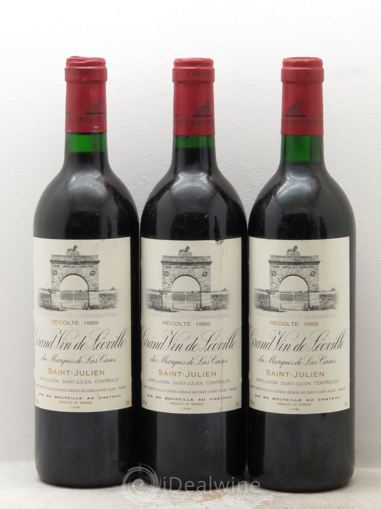 Château Léoville Las Cases 2ème Grand Cru Classé 1989 - Lot de 12 bouteilles - 3