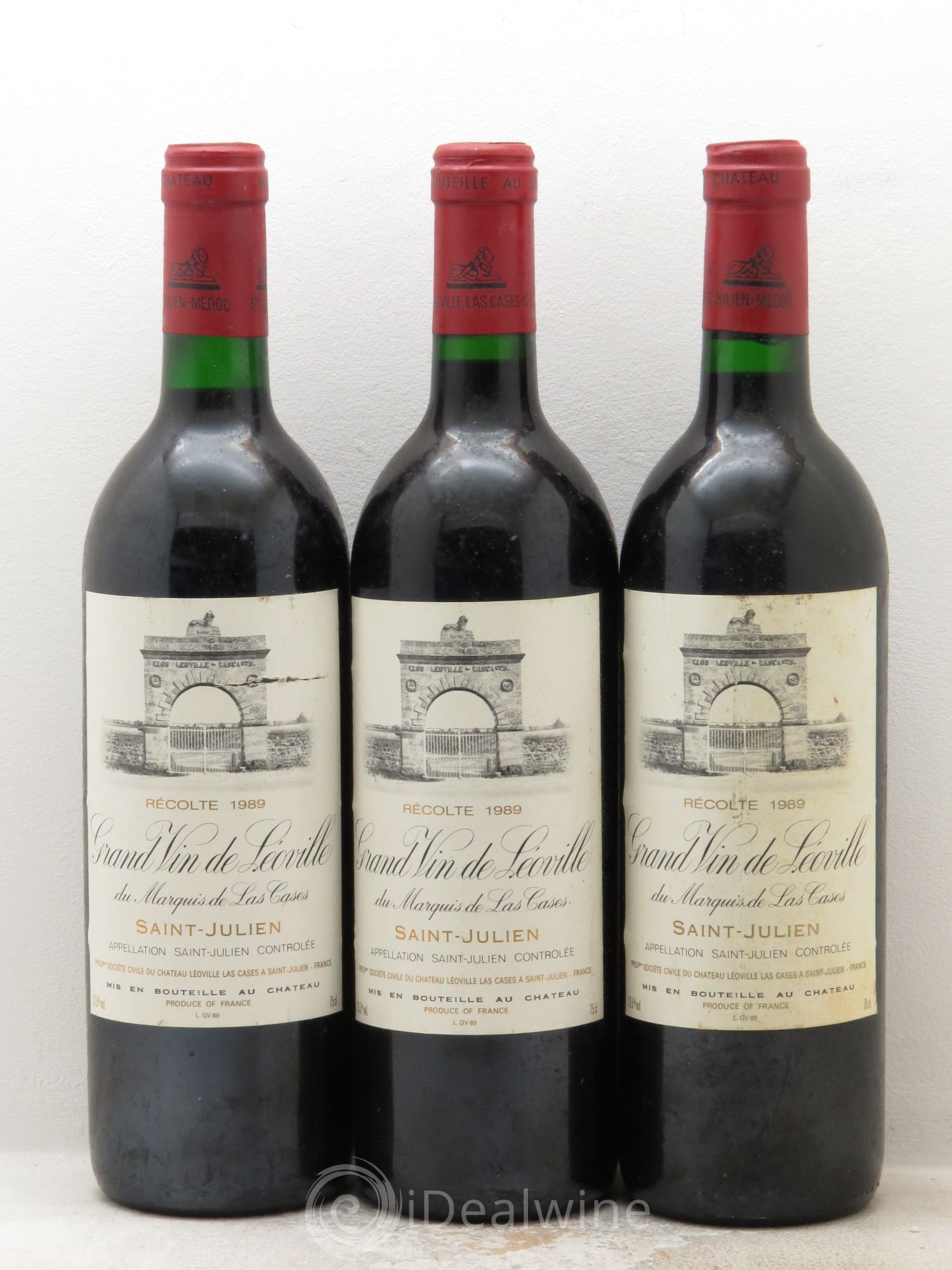 Château Léoville Las Cases 2ème Grand Cru Classé 1989 - Lot de 12 bouteilles - 4