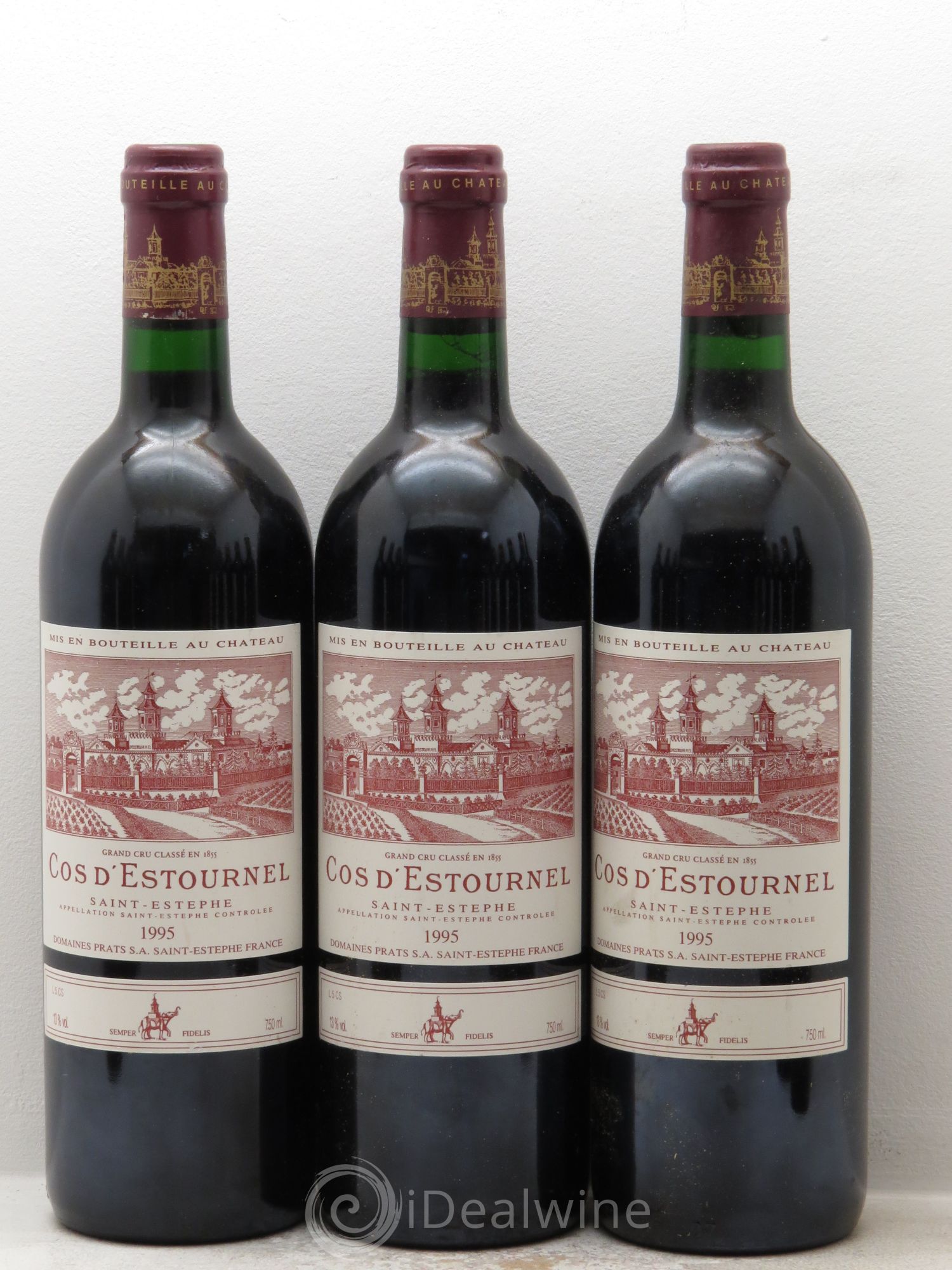 Cos d'Estournel 2ème Grand Cru Classé 1995 - Lot de 12 bouteilles - 1