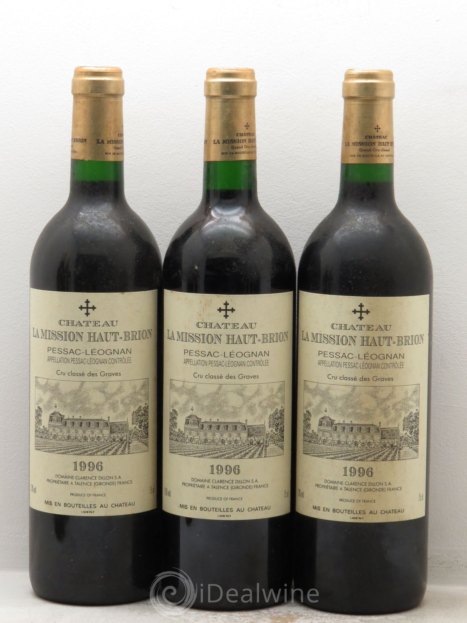 Château la Mission Haut-Brion Cru Classé de Graves 1996 - Lot de 12 bouteilles - 2