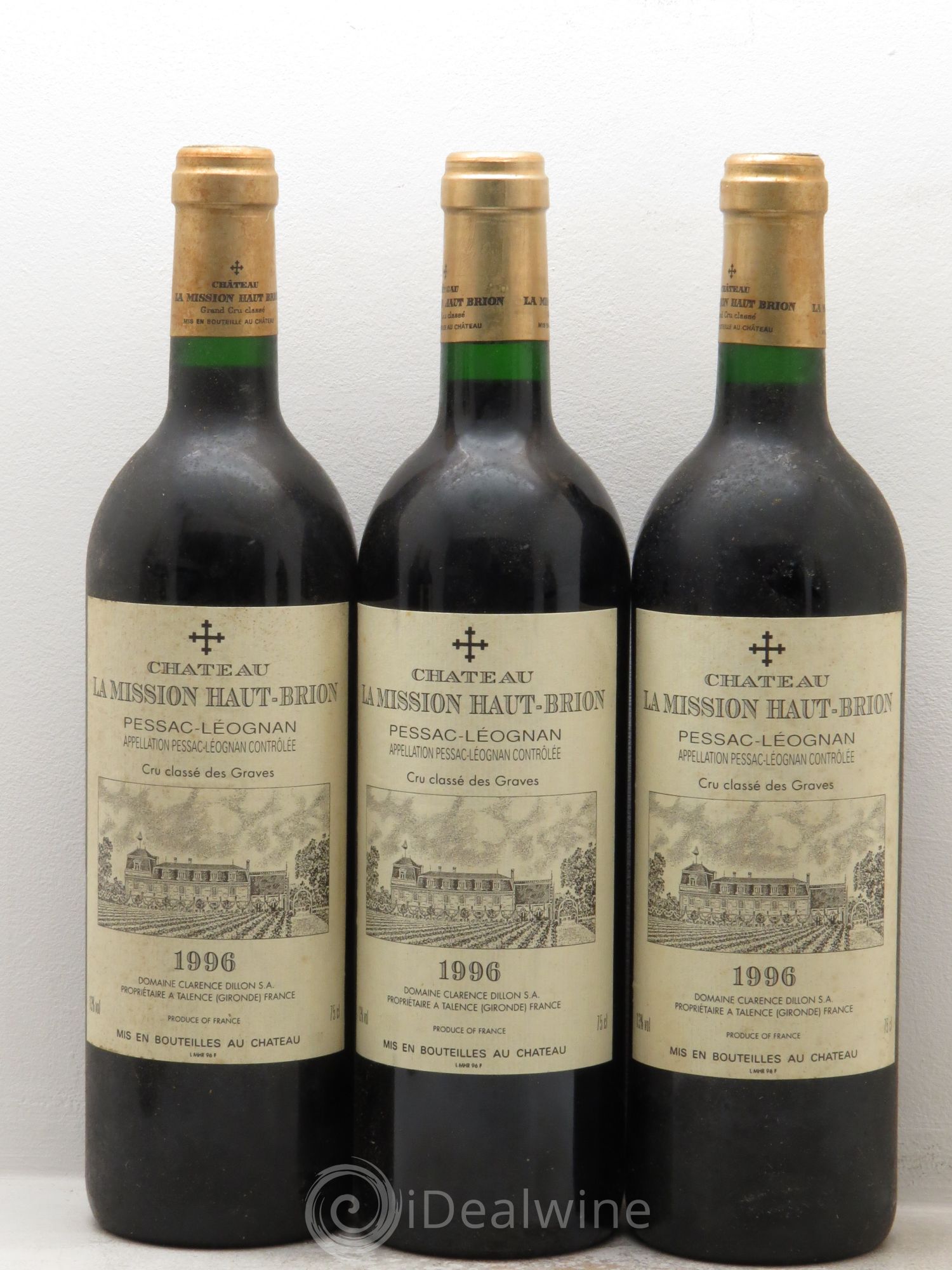 Château la Mission Haut-Brion Cru Classé de Graves 1996 - Lot de 12 bouteilles - 3