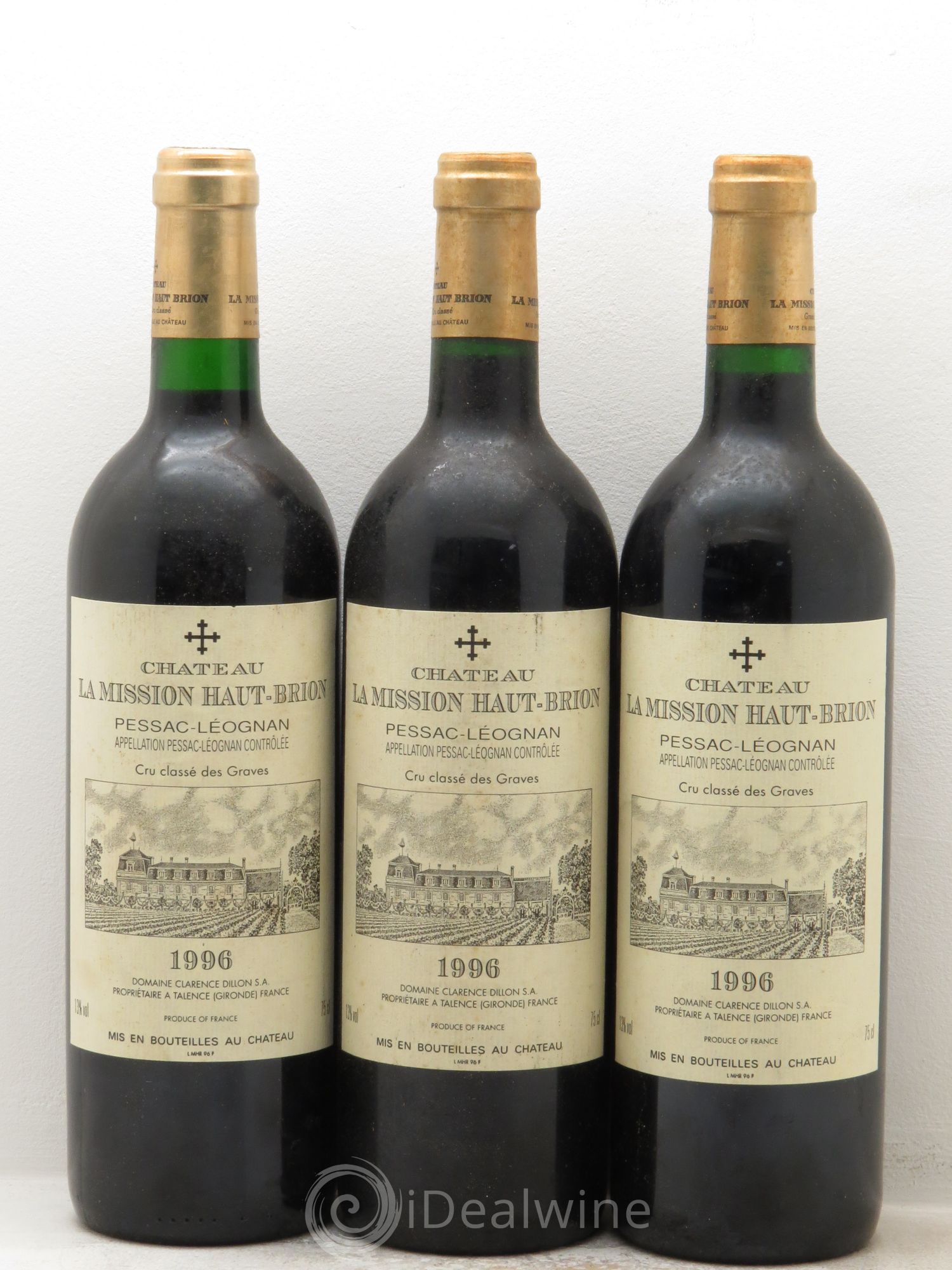 Château la Mission Haut-Brion Cru Classé de Graves 1996 - Lot de 12 bouteilles - 4