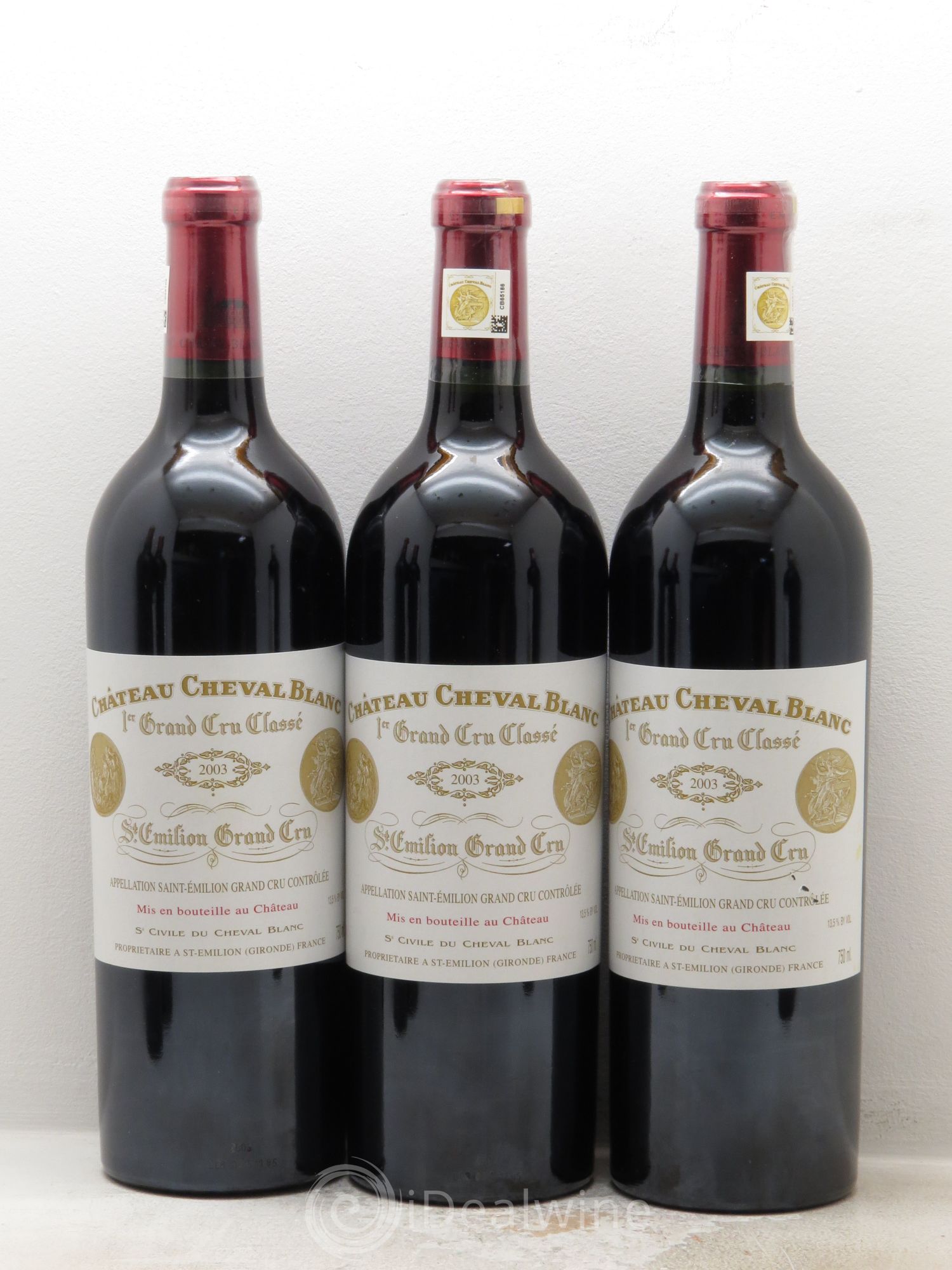 Château Cheval Blanc 1er Grand Cru Classé A 2003 - Lot de 12 bouteilles - 3