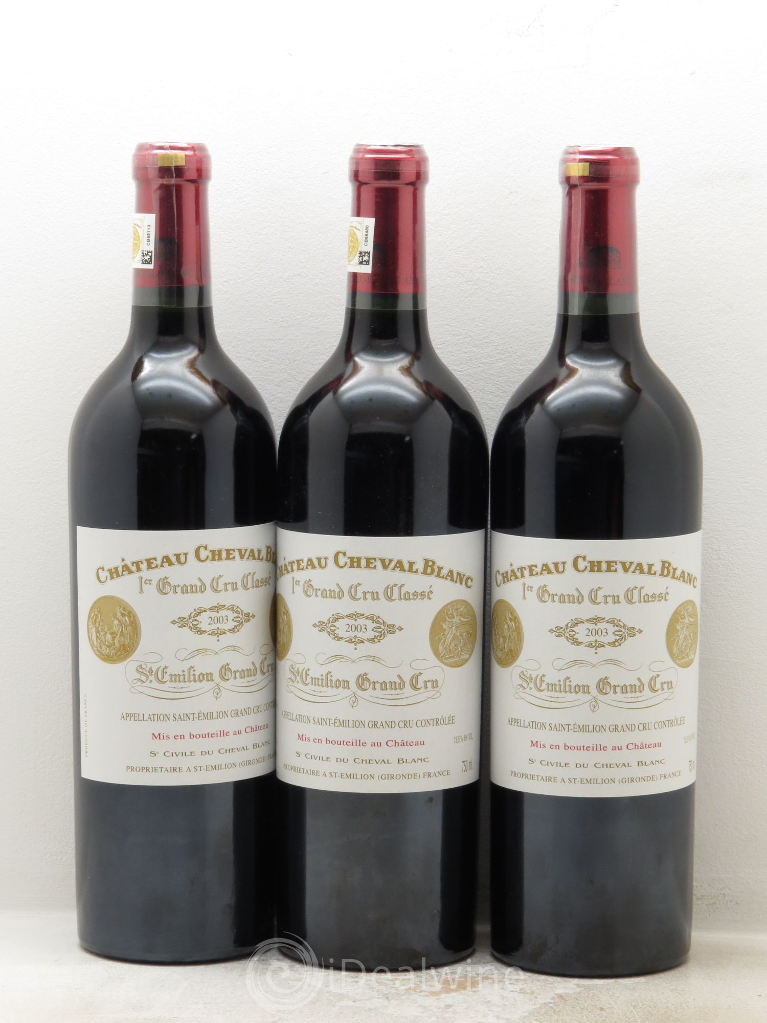 Château Cheval Blanc 1er Grand Cru Classé A 2003 - Lot de 12 bouteilles - 4