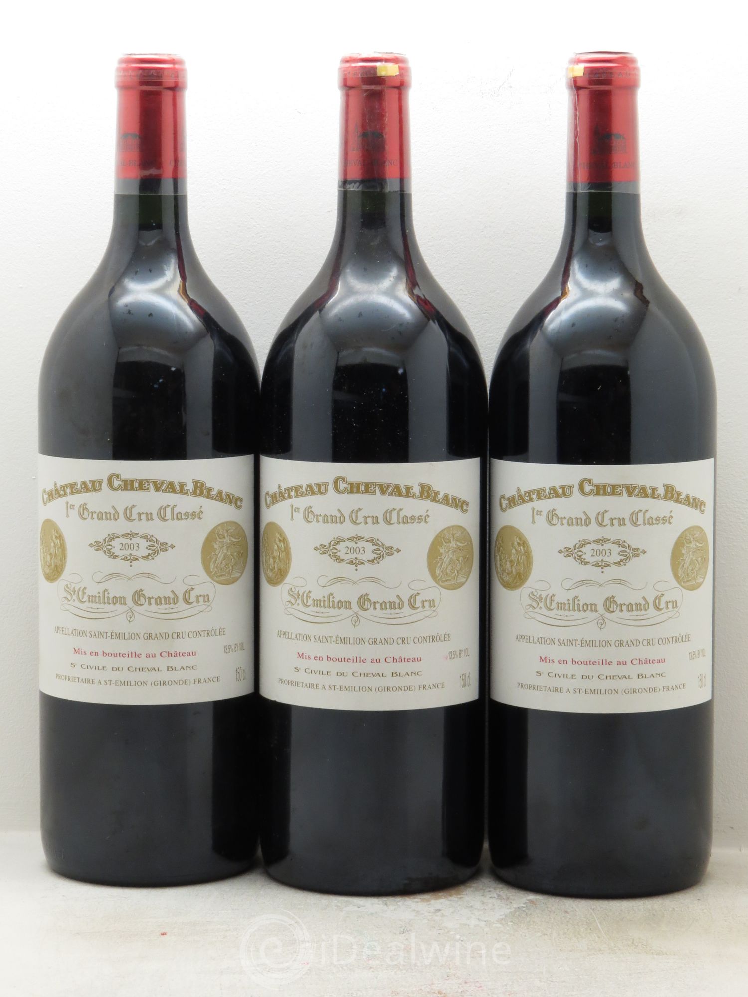 Château Cheval Blanc 1er Grand Cru Classé A 2003 - Lot de 6 magnums - 2