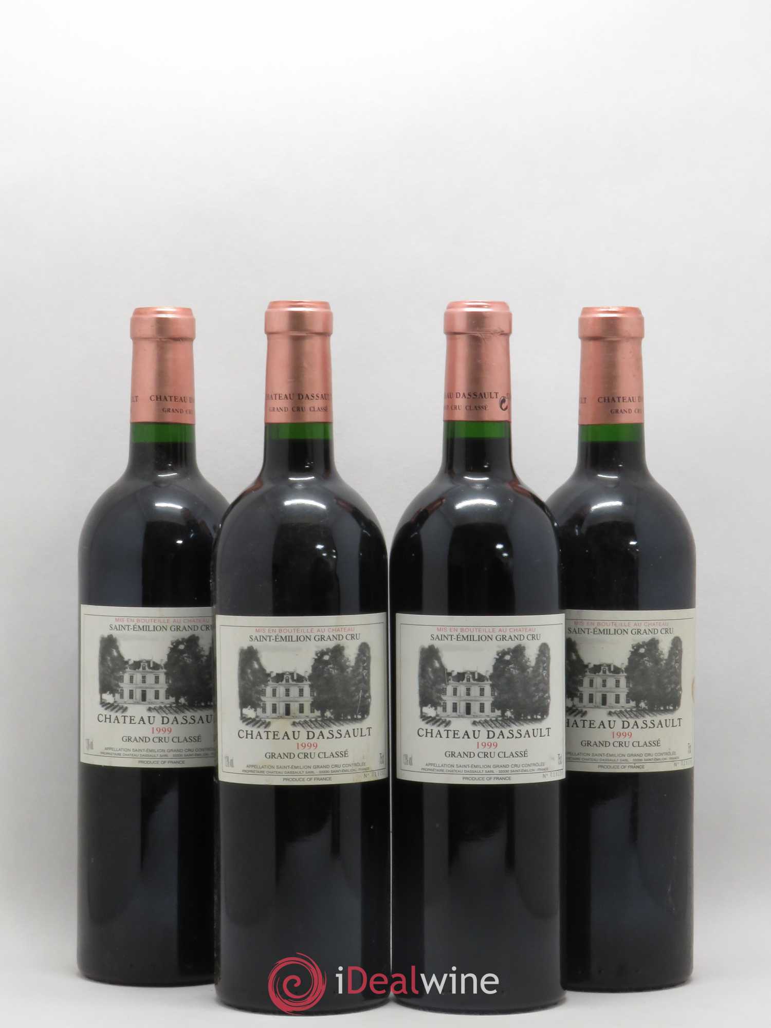 Château Dassault Grand Cru Classé 1999 - Lot de 4 bouteilles - 0