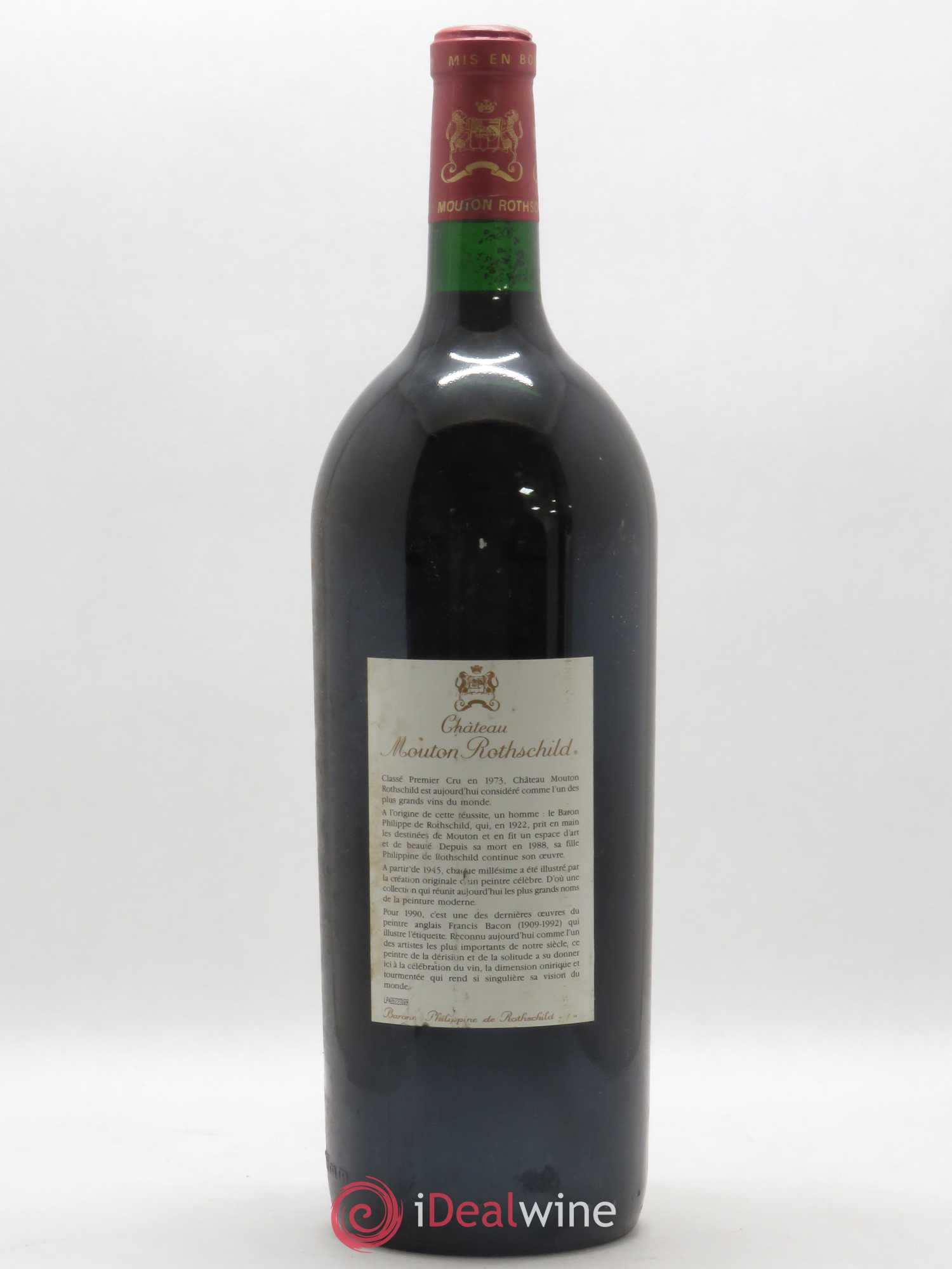 Château Mouton Rothschild 1er Grand Cru Classé 1990 - Lot of 1 magnum - 1