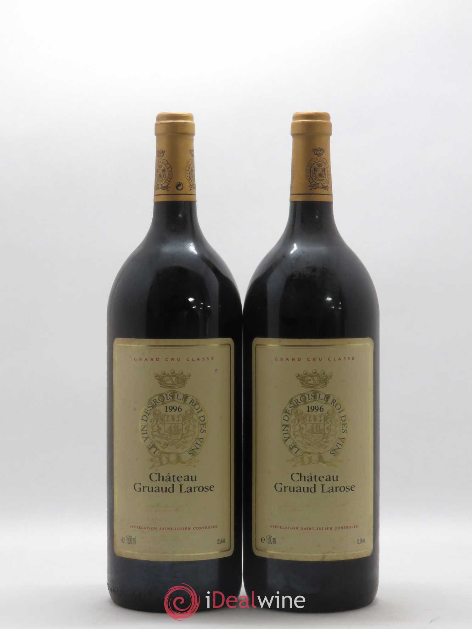 Château Gruaud Larose 2ème Grand Cru Classé 1996 - Lot de 2 magnums - 0