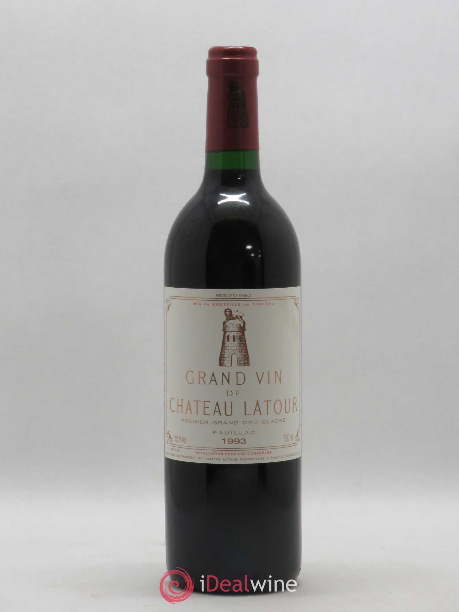 Château Latour 1er Grand Cru Classé 1993 - Lot de 1 bouteille - 0