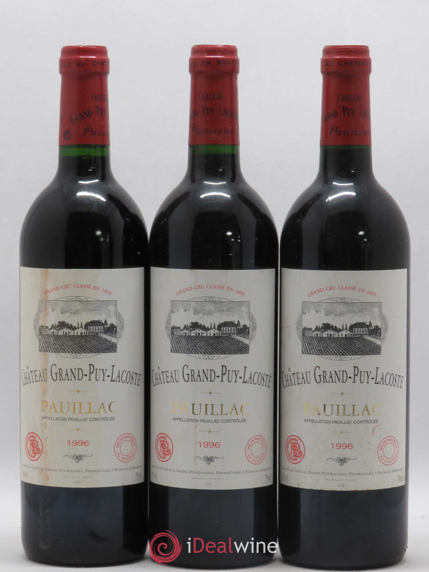 Château Grand Puy Lacoste 5ème Grand Cru Classé 1996 - Lot de 6 bouteilles - 2