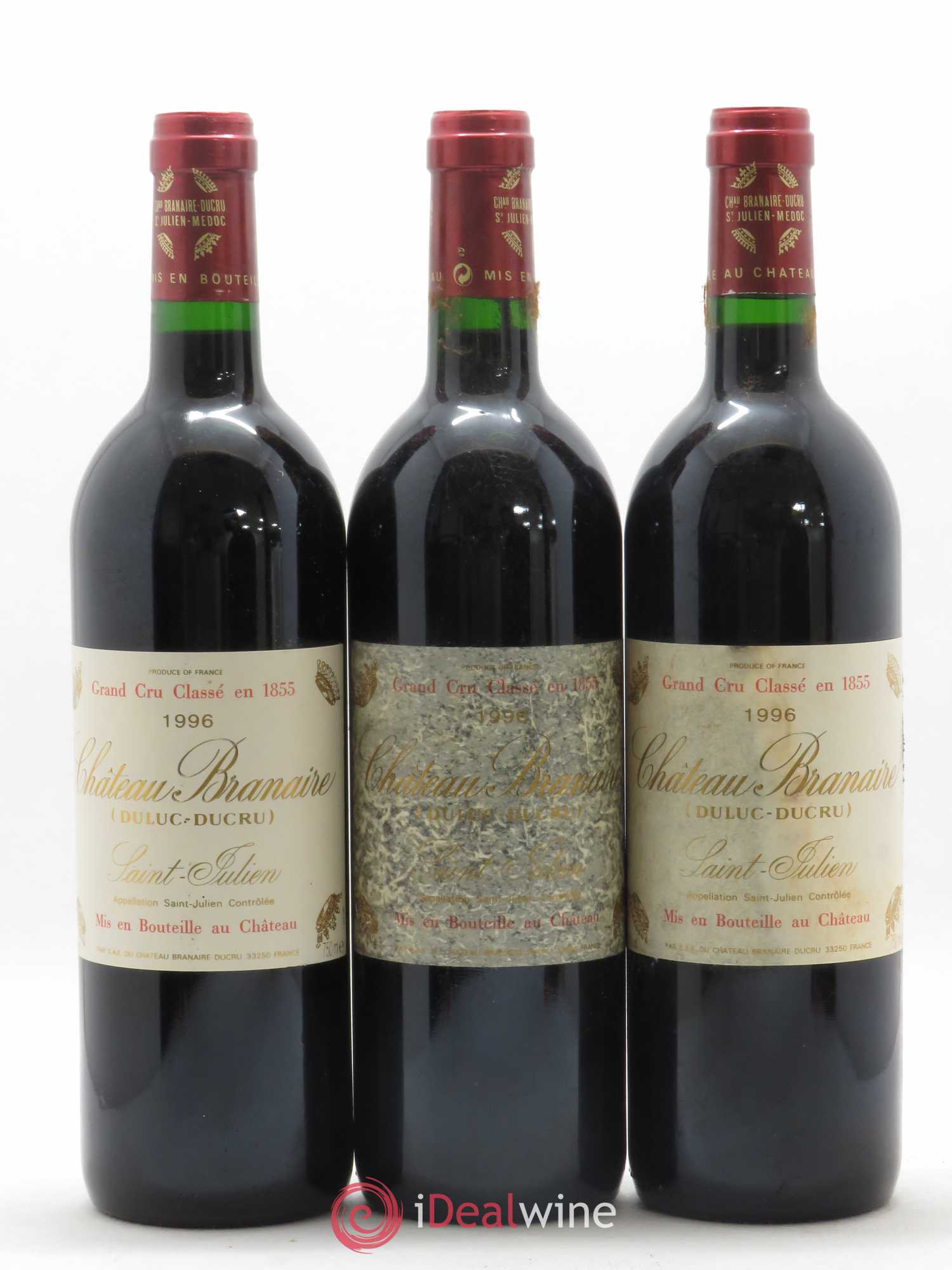 Château Branaire Ducru 4ème Grand Cru Classé 1996 - Lot de 12 bouteilles - 4