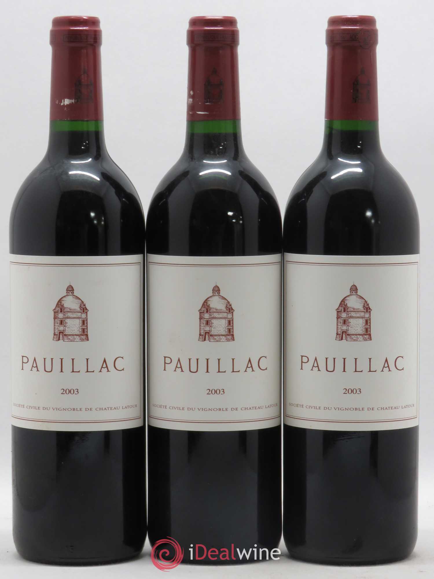 Pauillac de Château Latour 2003 - Lot de 12 bouteilles - 1