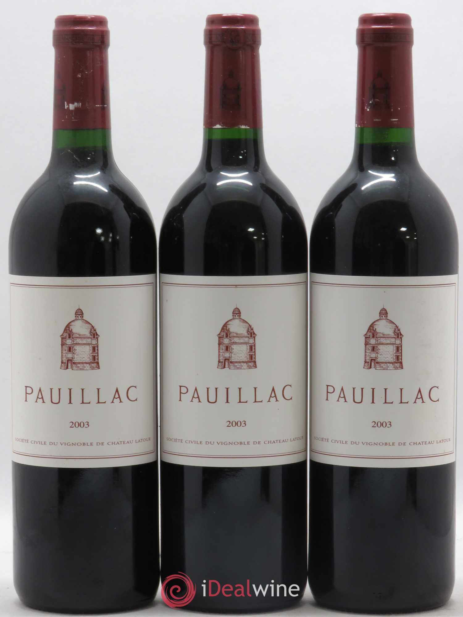 Pauillac de Château Latour 2003 - Lot de 12 bouteilles - 2